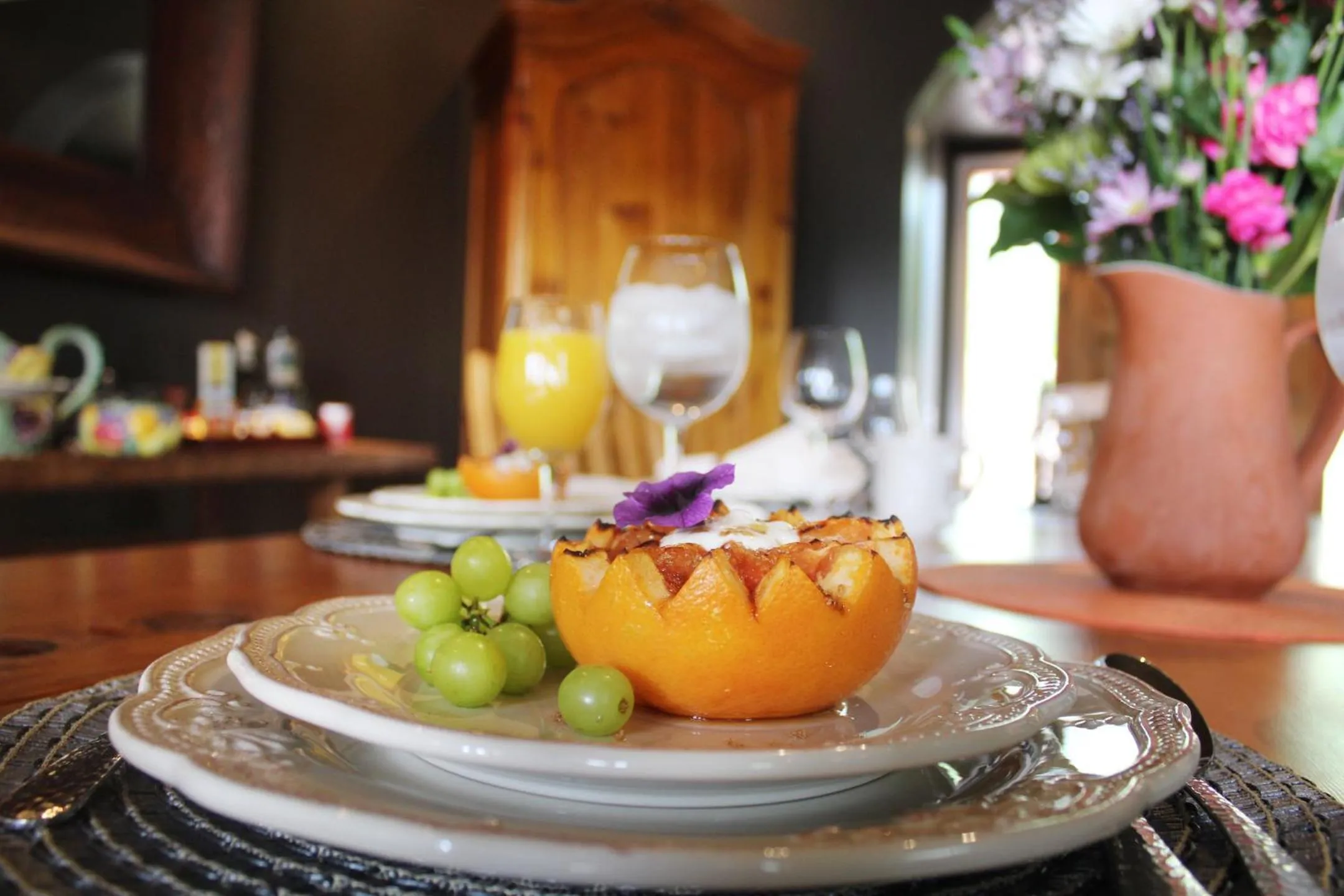 Food close-up in Casa Colina