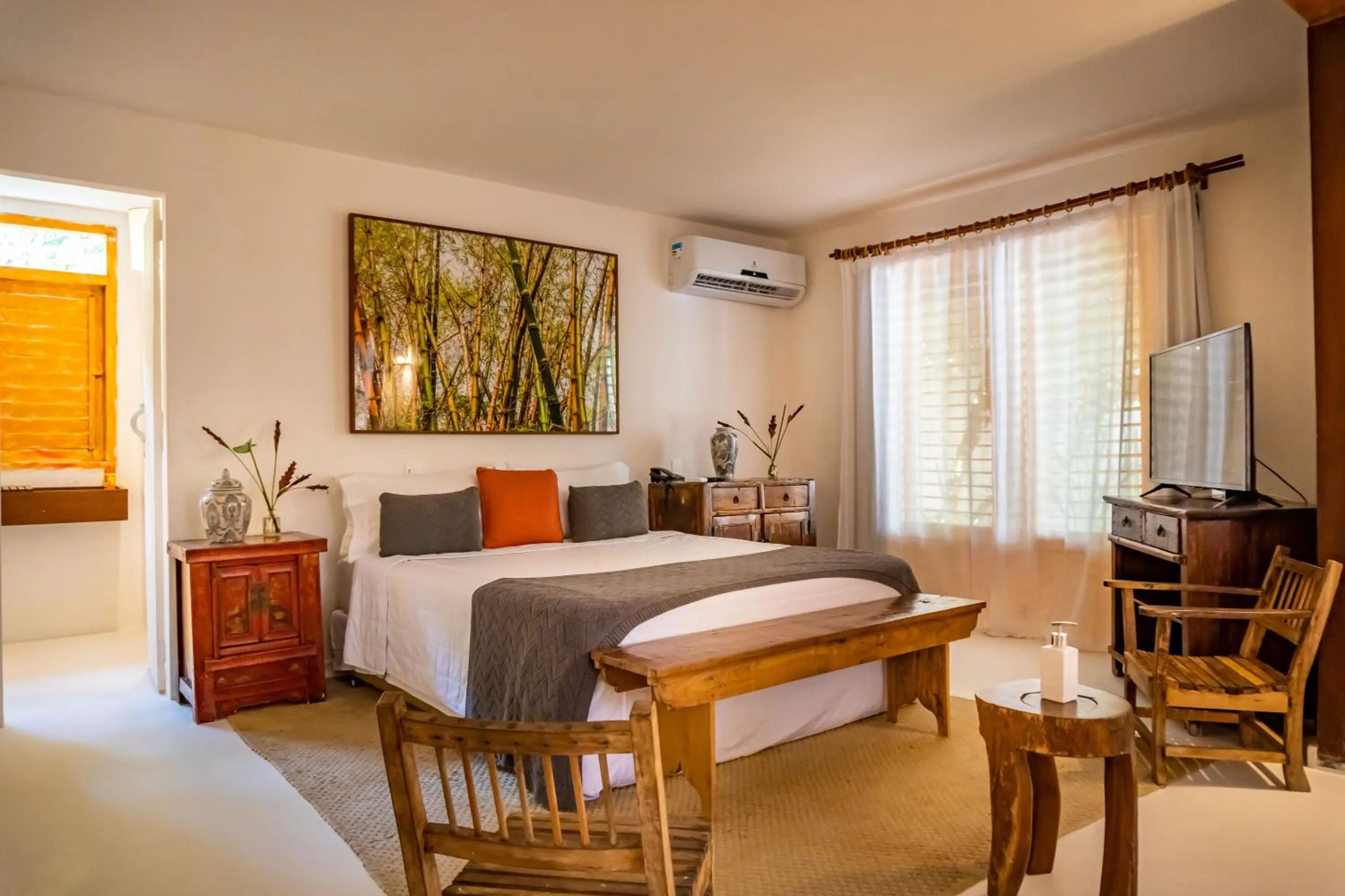 Bed in Villas de Gaia Hotel Boutique