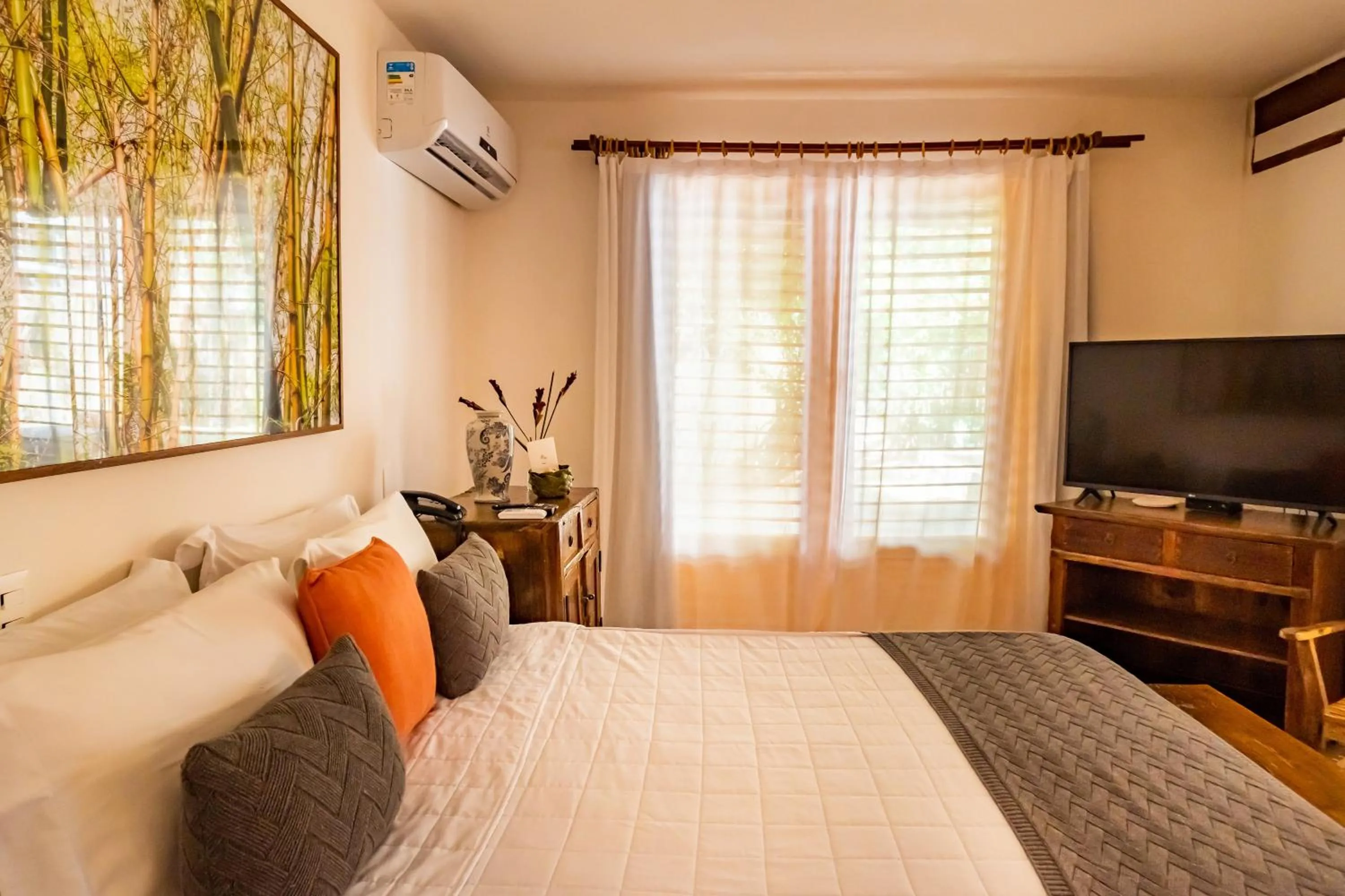 Bed in Villas de Gaia Hotel Boutique