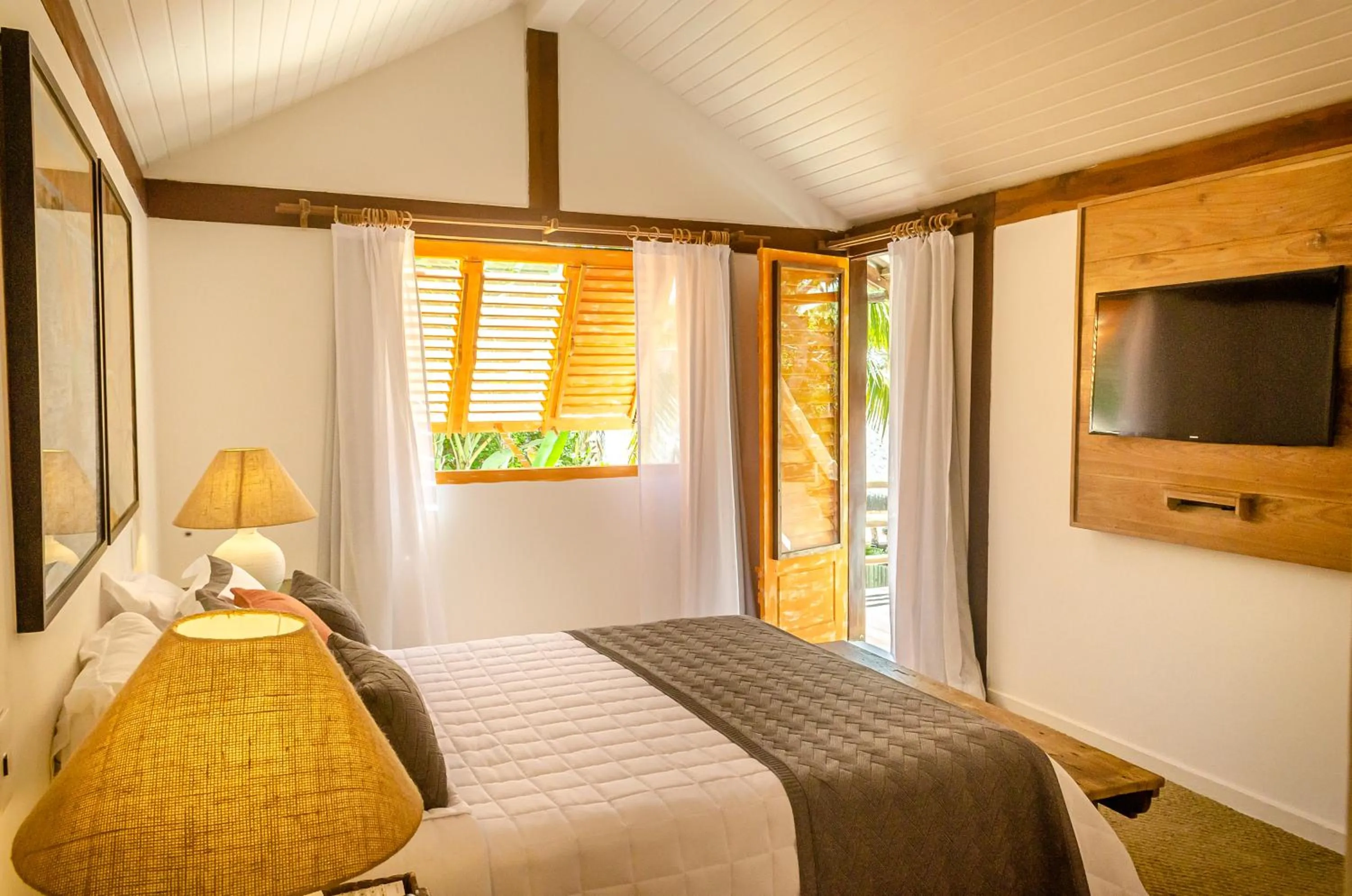 Bed in Villas de Gaia Hotel Boutique