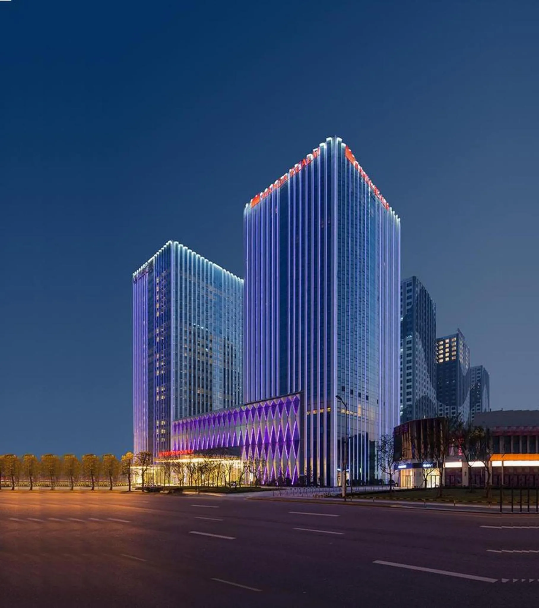 Facade/entrance in Wanda Realm Jinhua