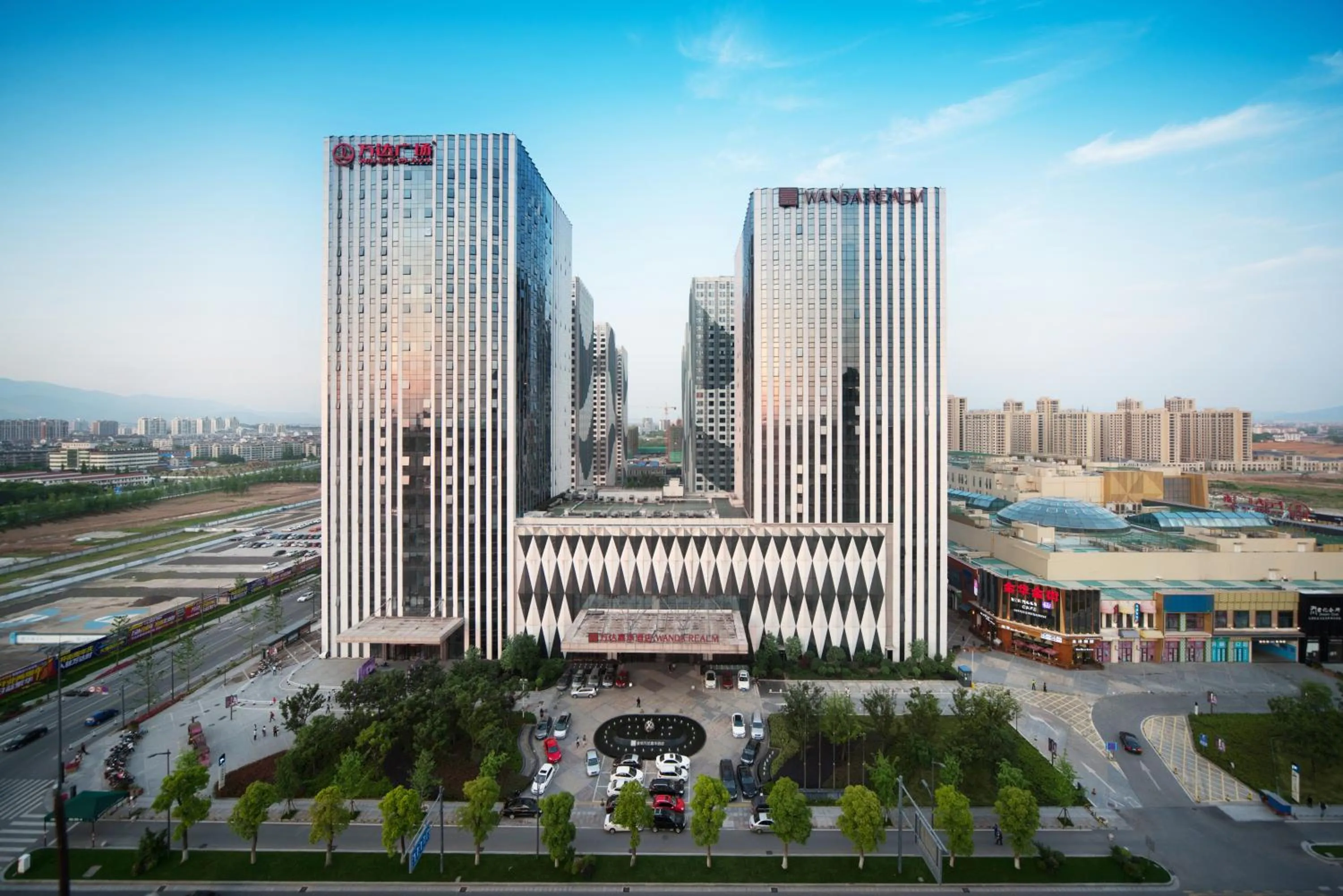 Bird's eye view in Wanda Realm Jinhua