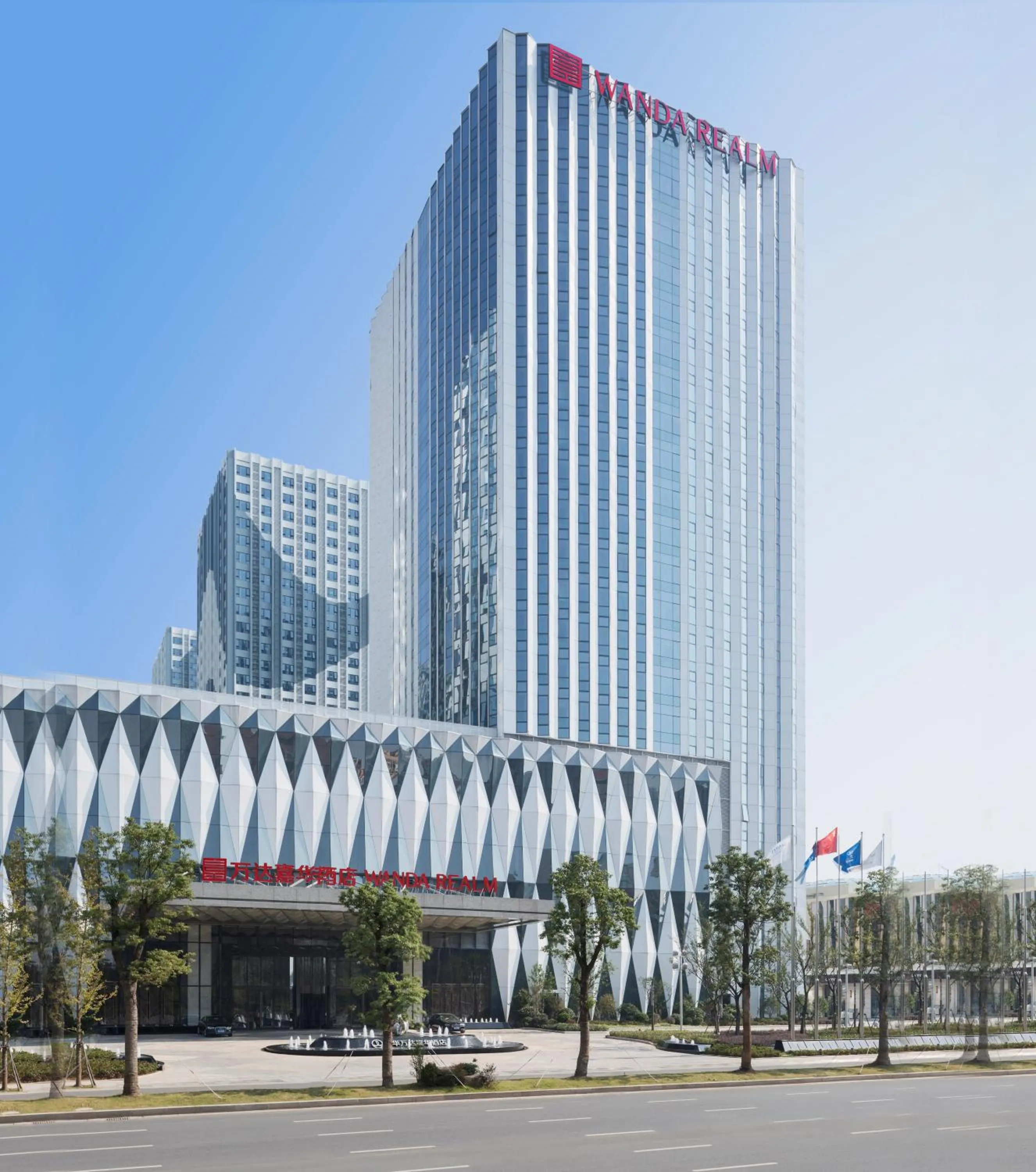 Facade/entrance in Wanda Realm Jinhua