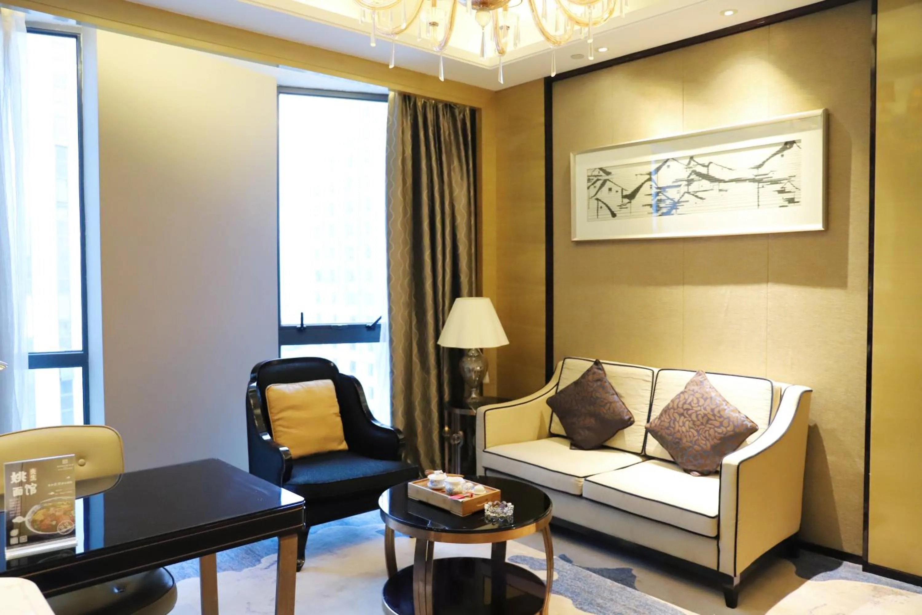 Living room in Wanda Realm Jinhua