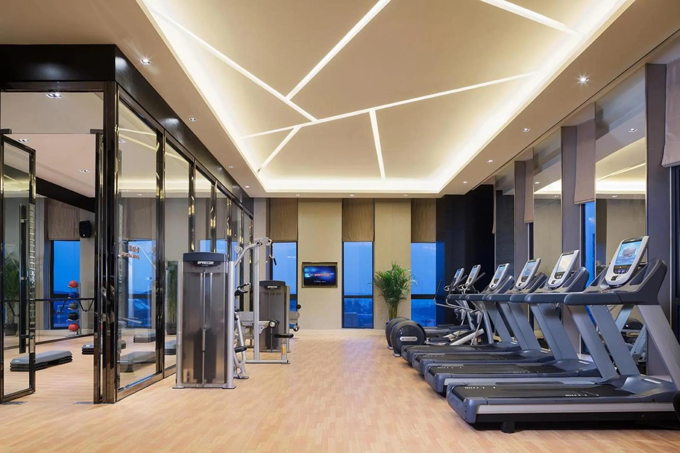 Fitness centre/facilities in Wanda Realm Jinhua