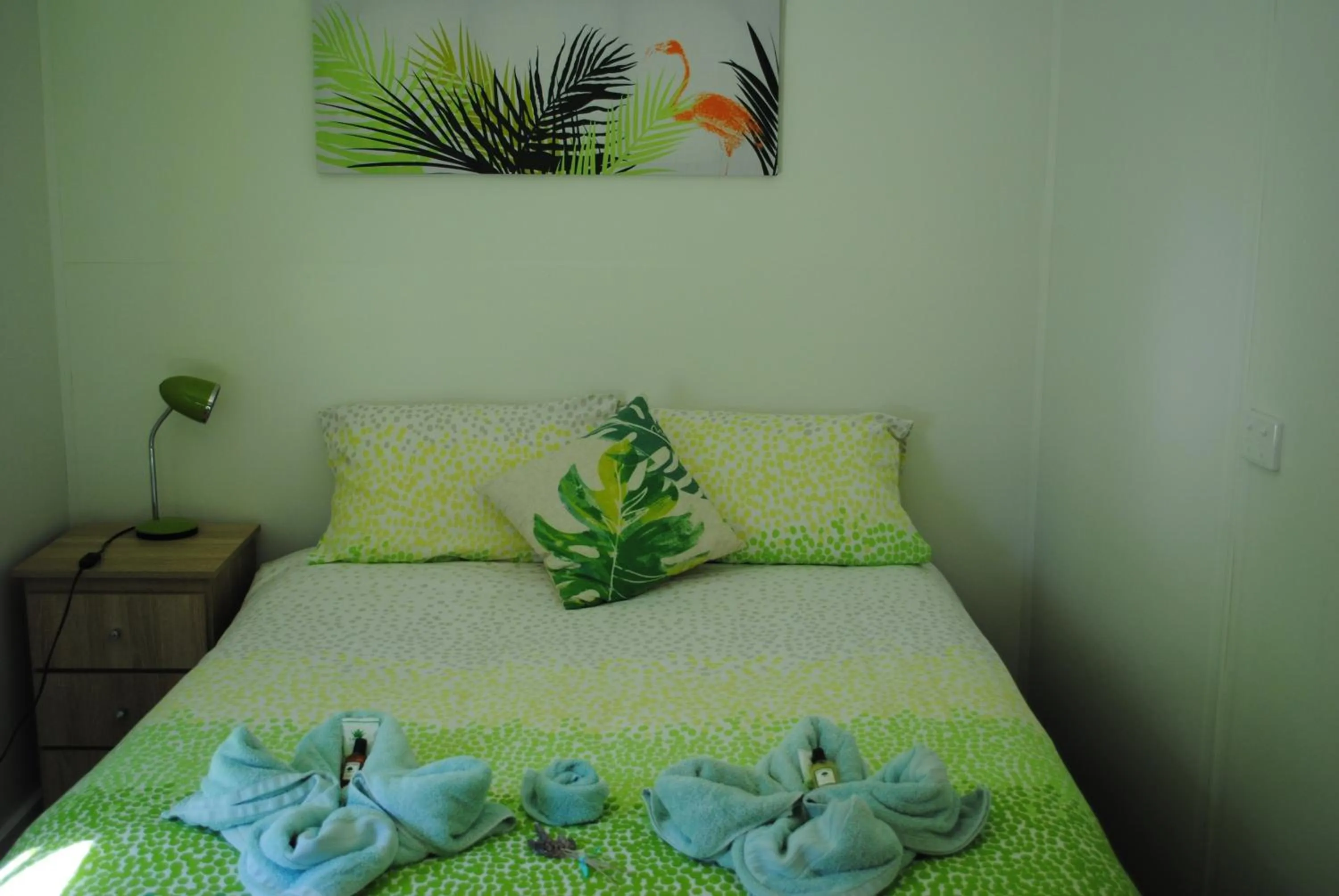 Bed in Padthaway Caravan Park