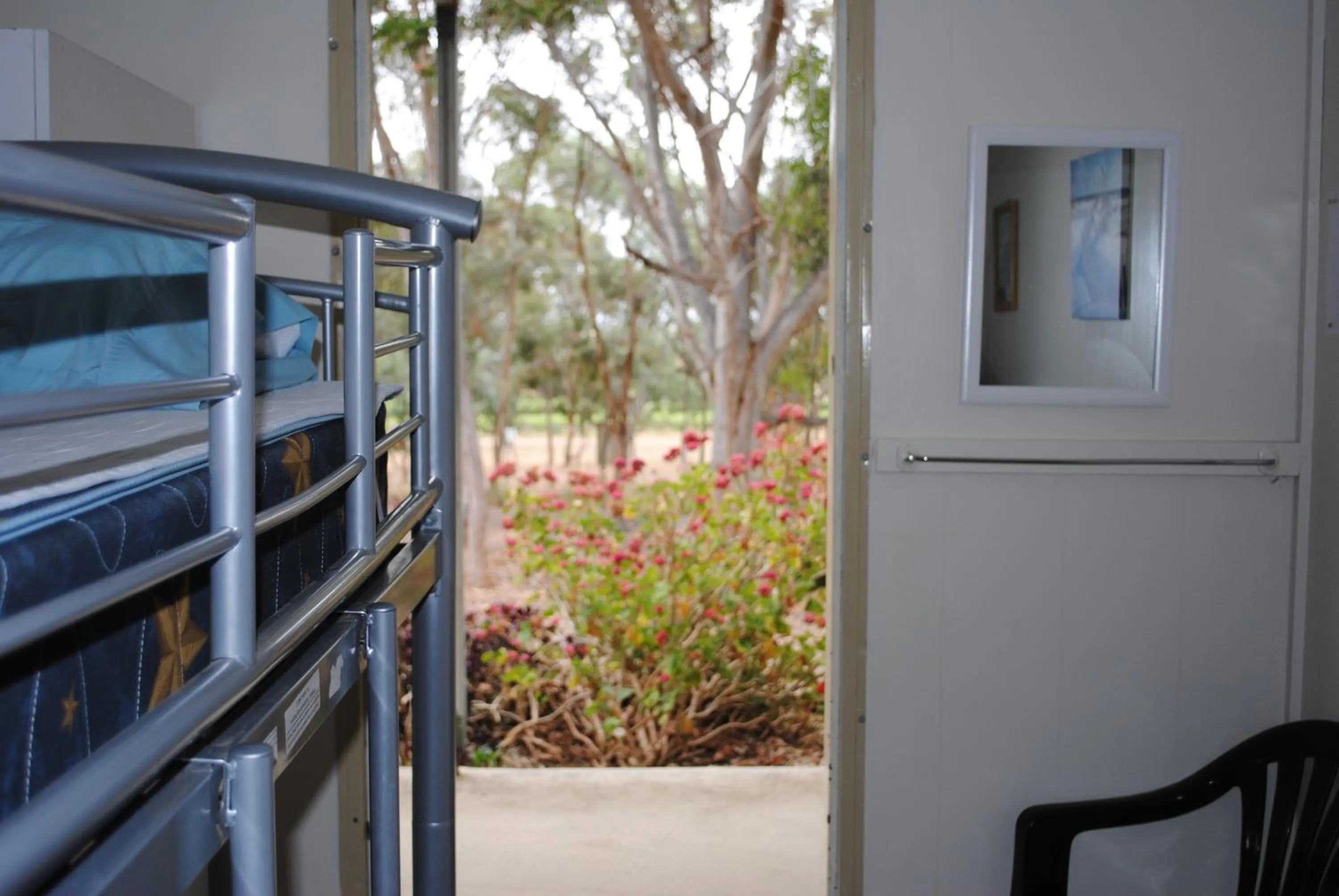 bunk bed in Padthaway Caravan Park