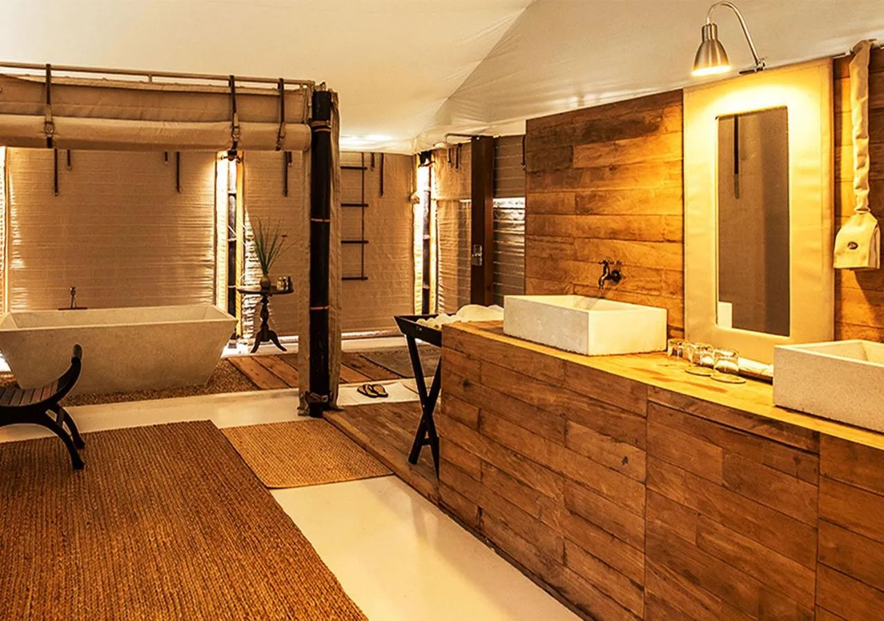 Bathroom in The Beige