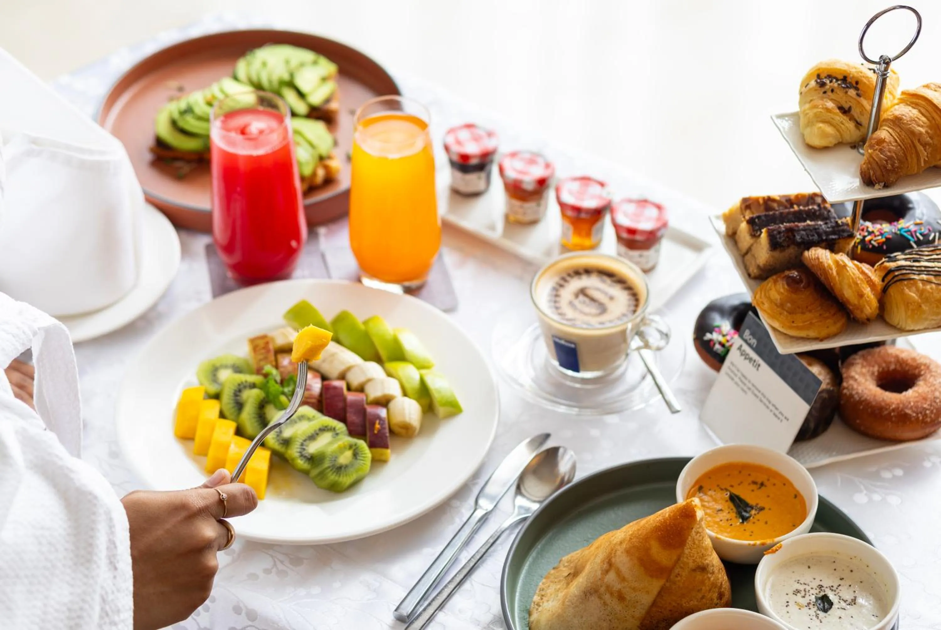 Breakfast in Sheraton Grand Palace Indore