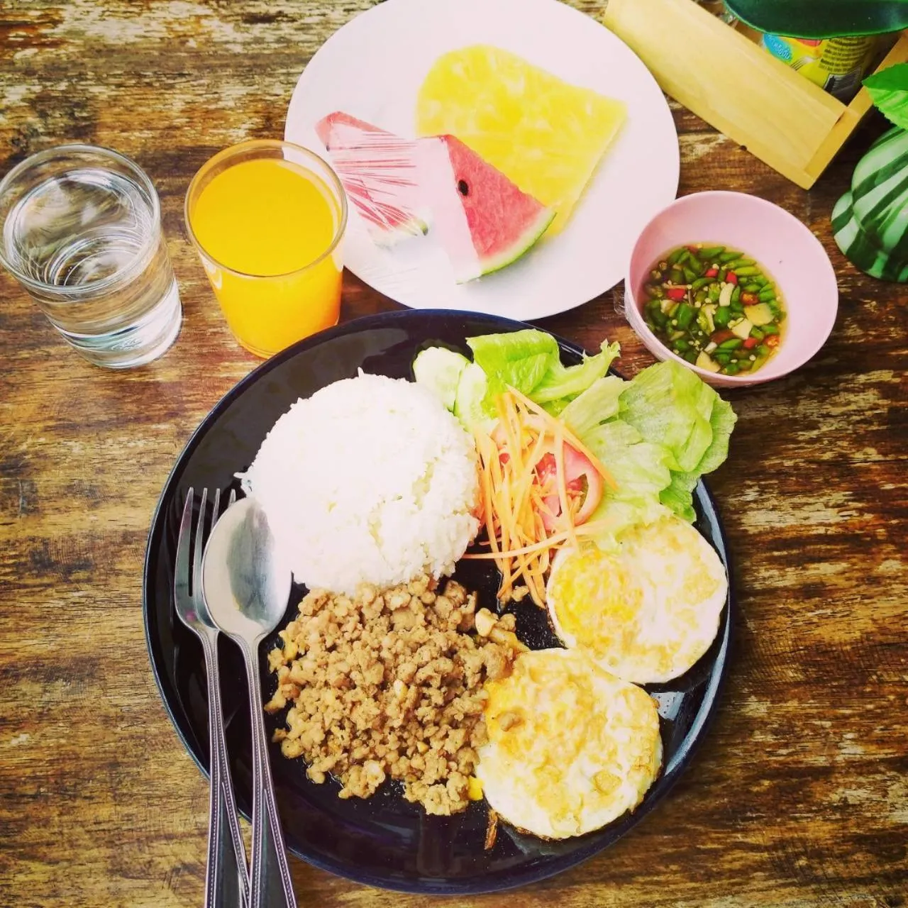 Continental breakfast in Hotel De Nara