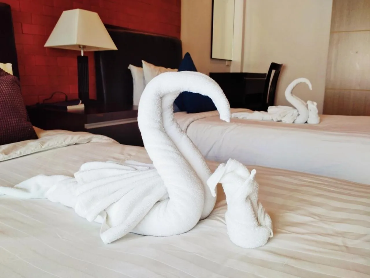 Bed in Hotel De Nara