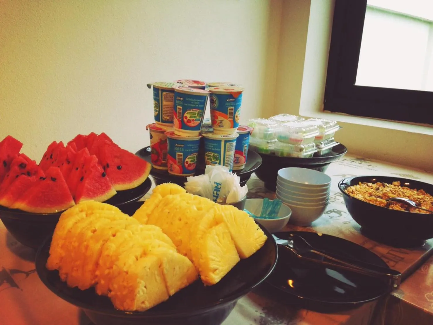 Food close-up in Hotel De Nara