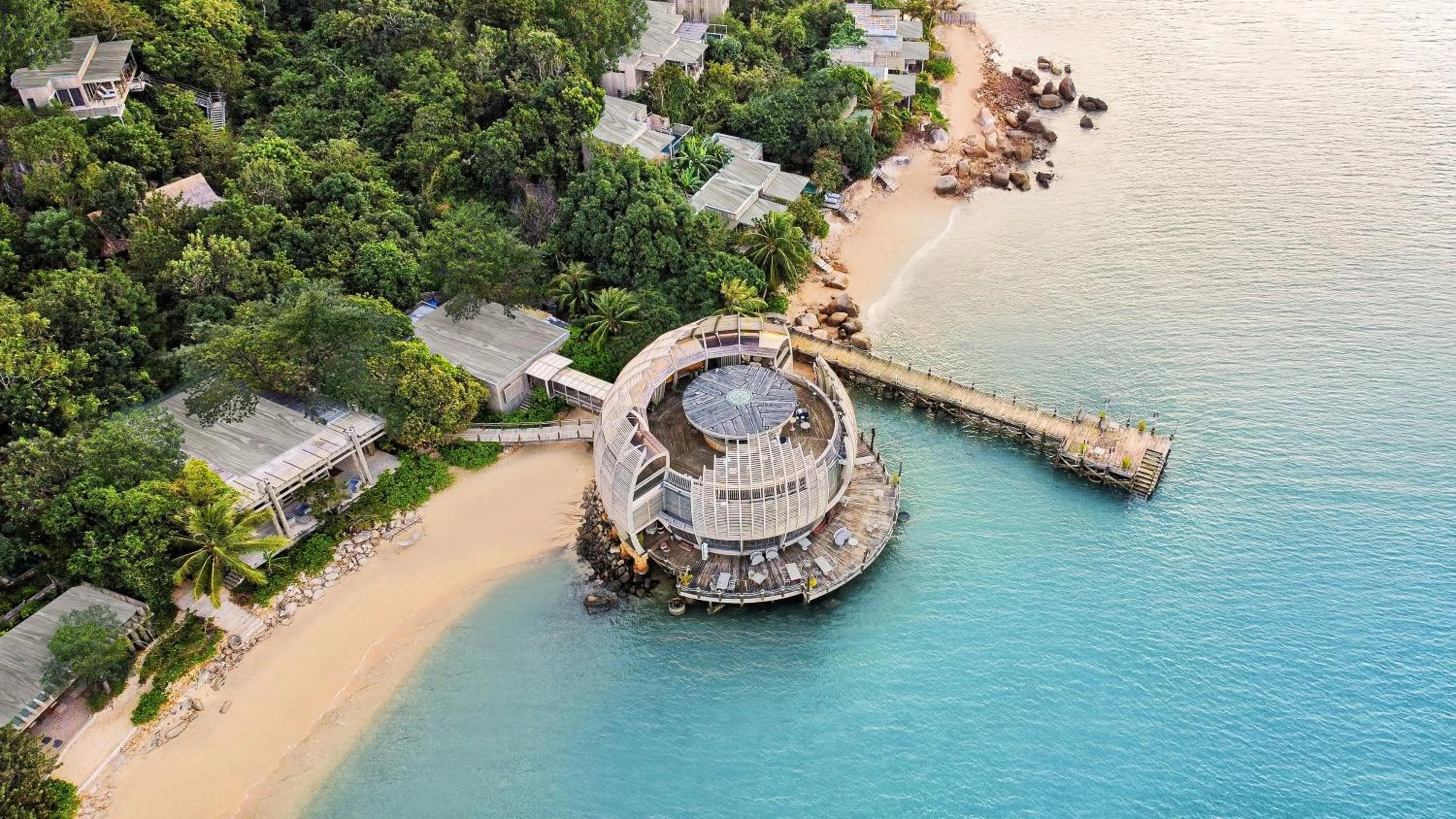 Bird's eye view in An Lam Retreats Ninh Van Bay