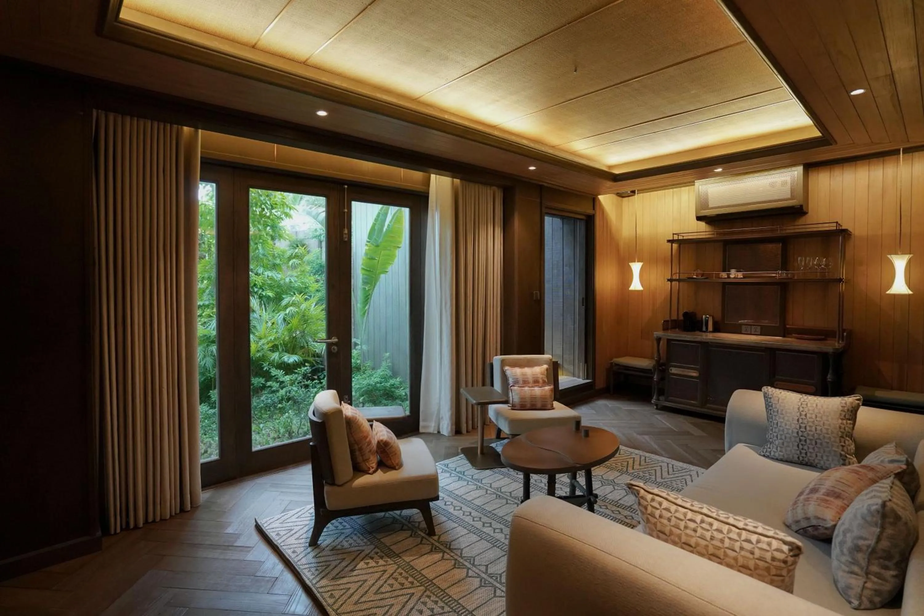 Seating area in An Lam Retreats Ninh Van Bay