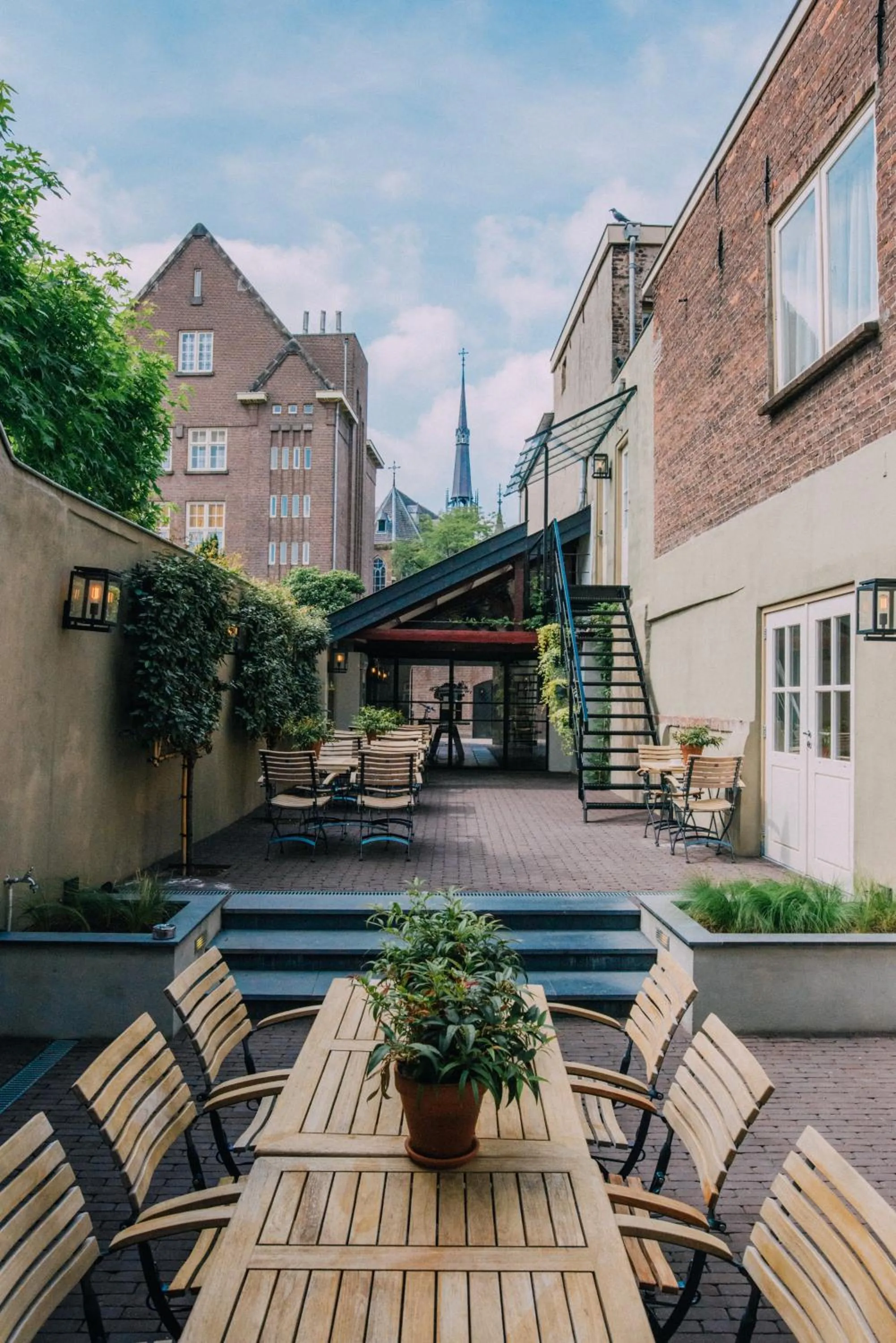 Garden in Uylenhof Hotel