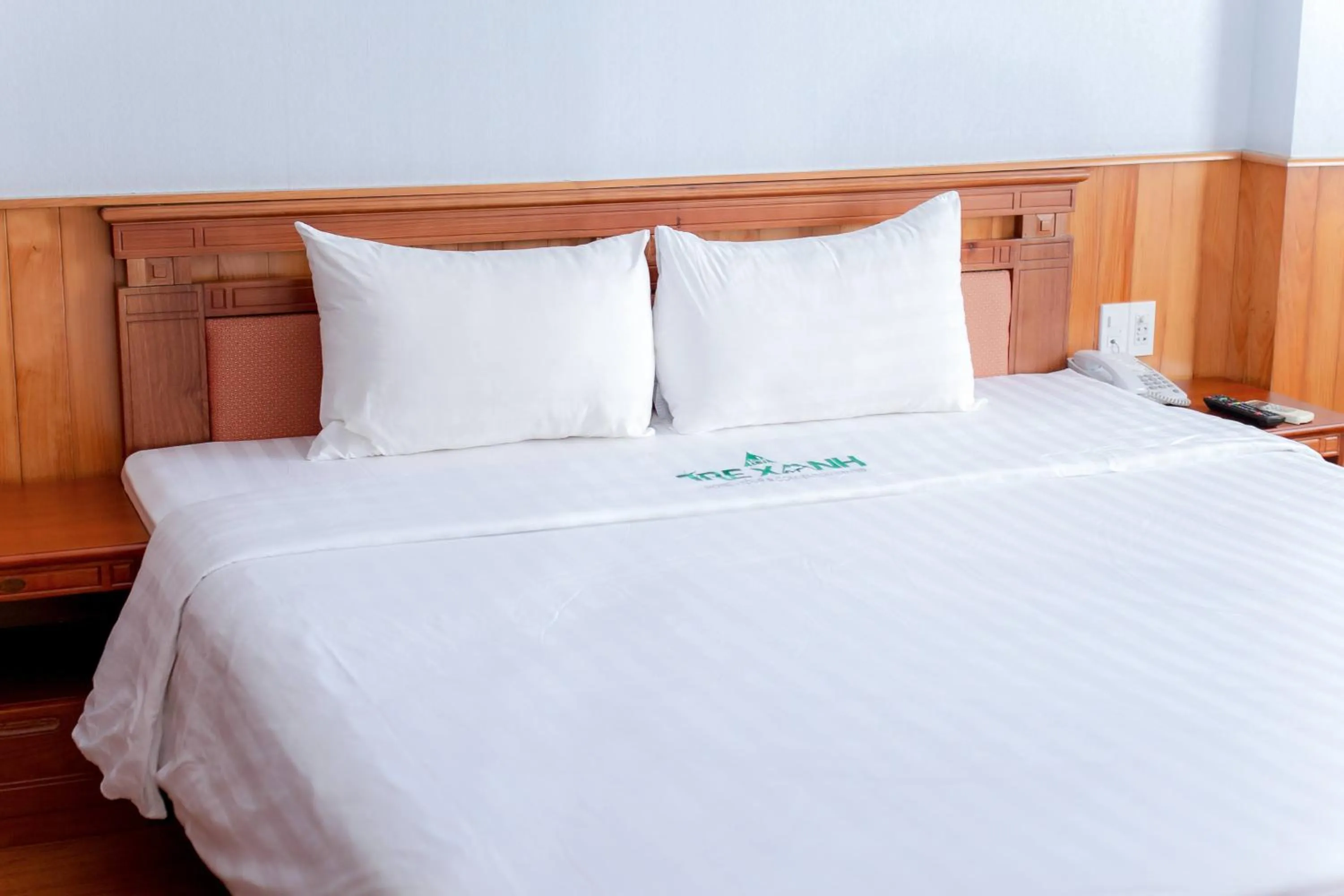 Bed in Tre Xanh Hotel