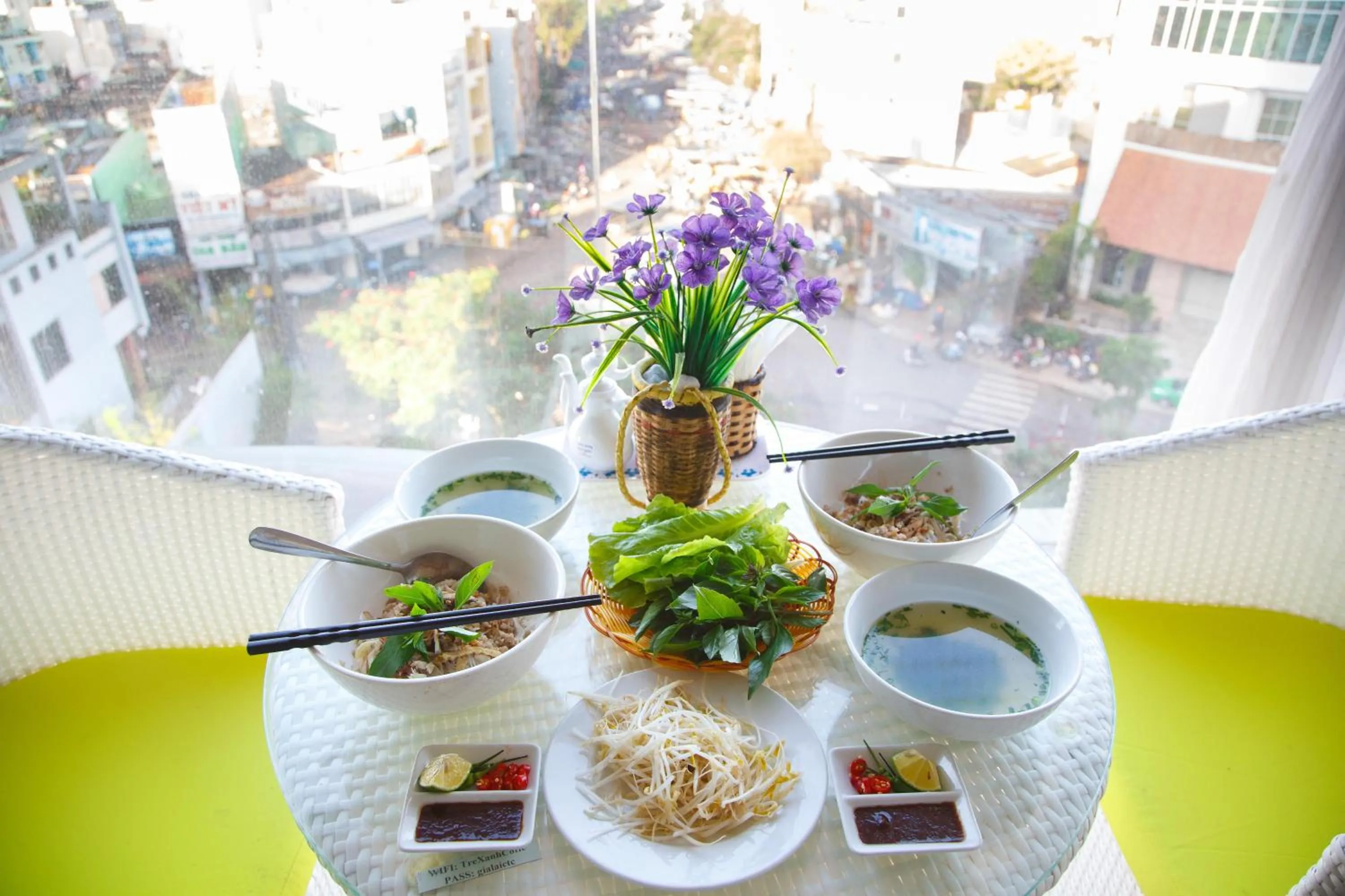 Food close-up in Tre Xanh Hotel
