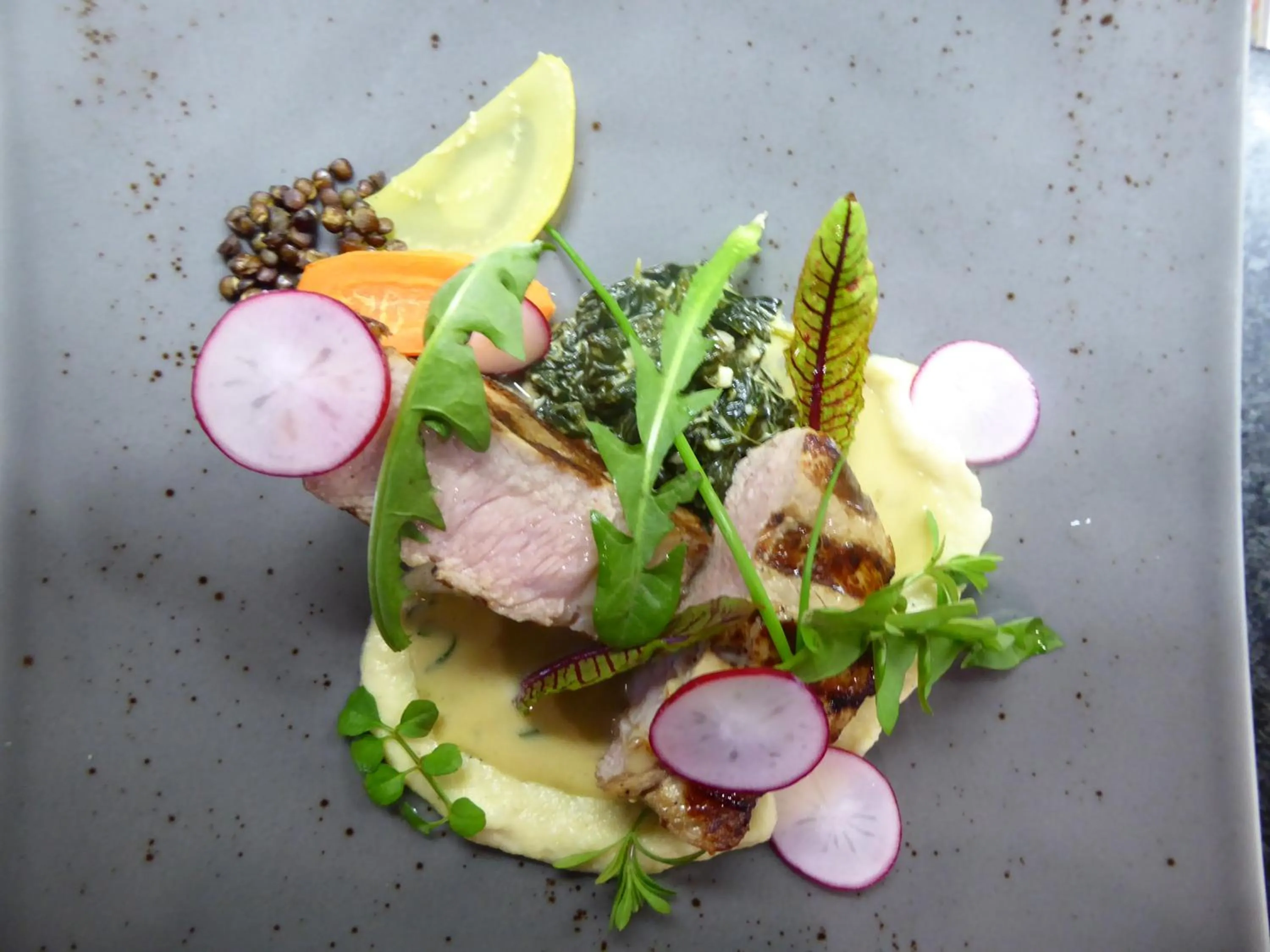 Food close-up in RAVeL Hotel Cyrano