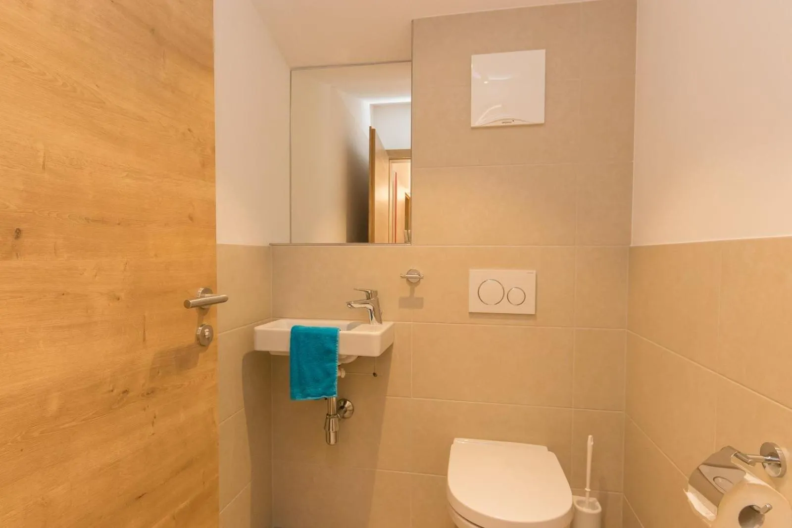 Toilet in Ferienhaus Hohenwarter