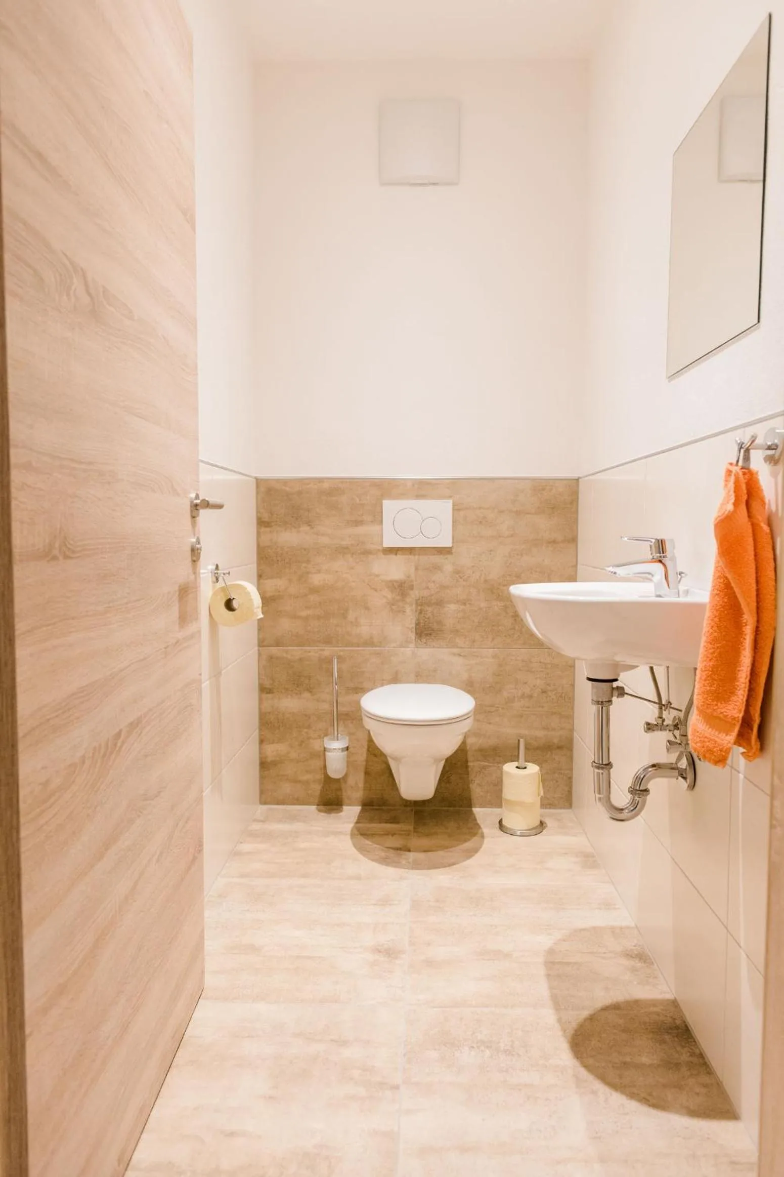 Toilet in Ferienhaus Hohenwarter