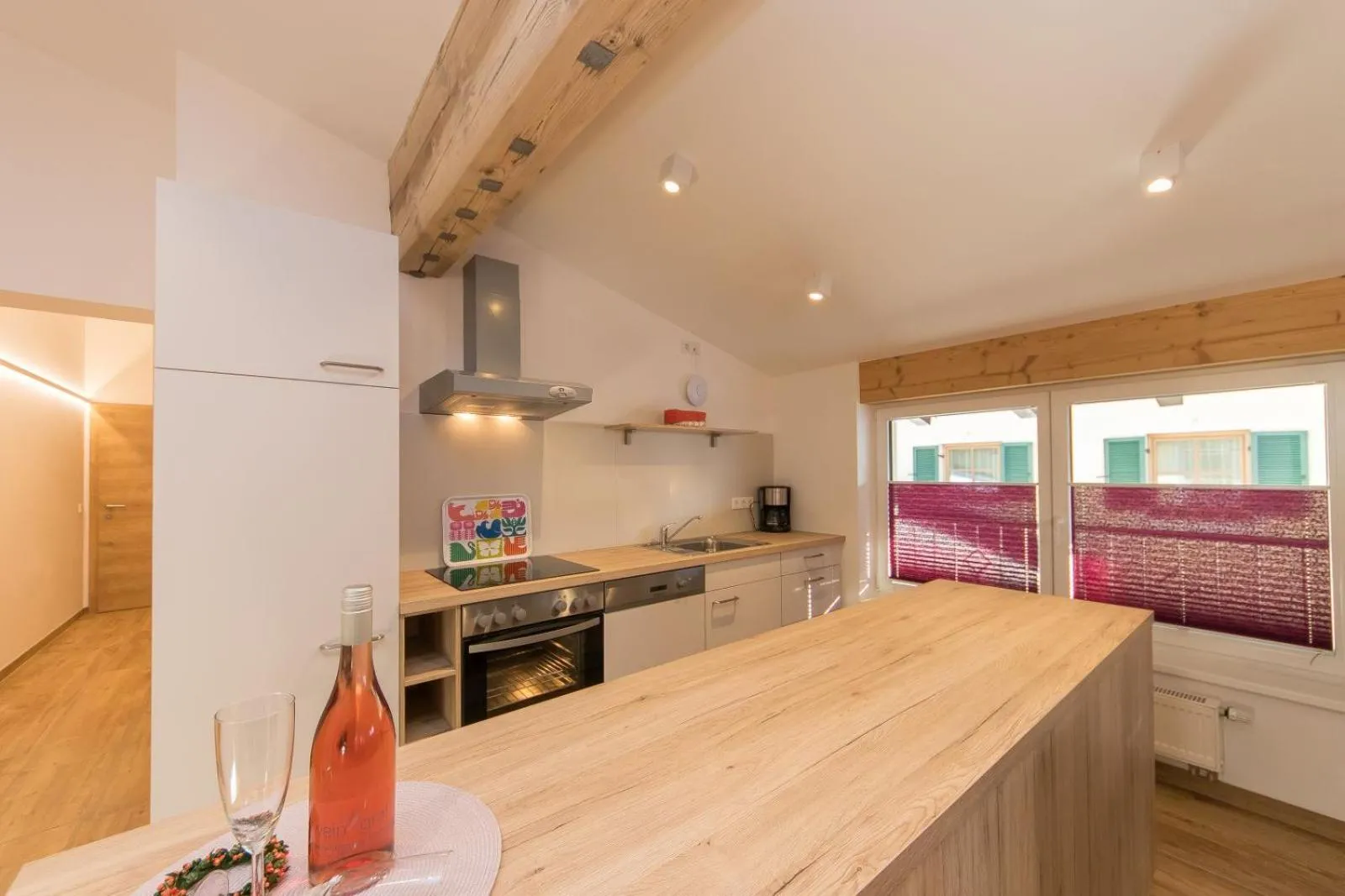Coffee/tea facilities, Bed in Ferienhaus Hohenwarter