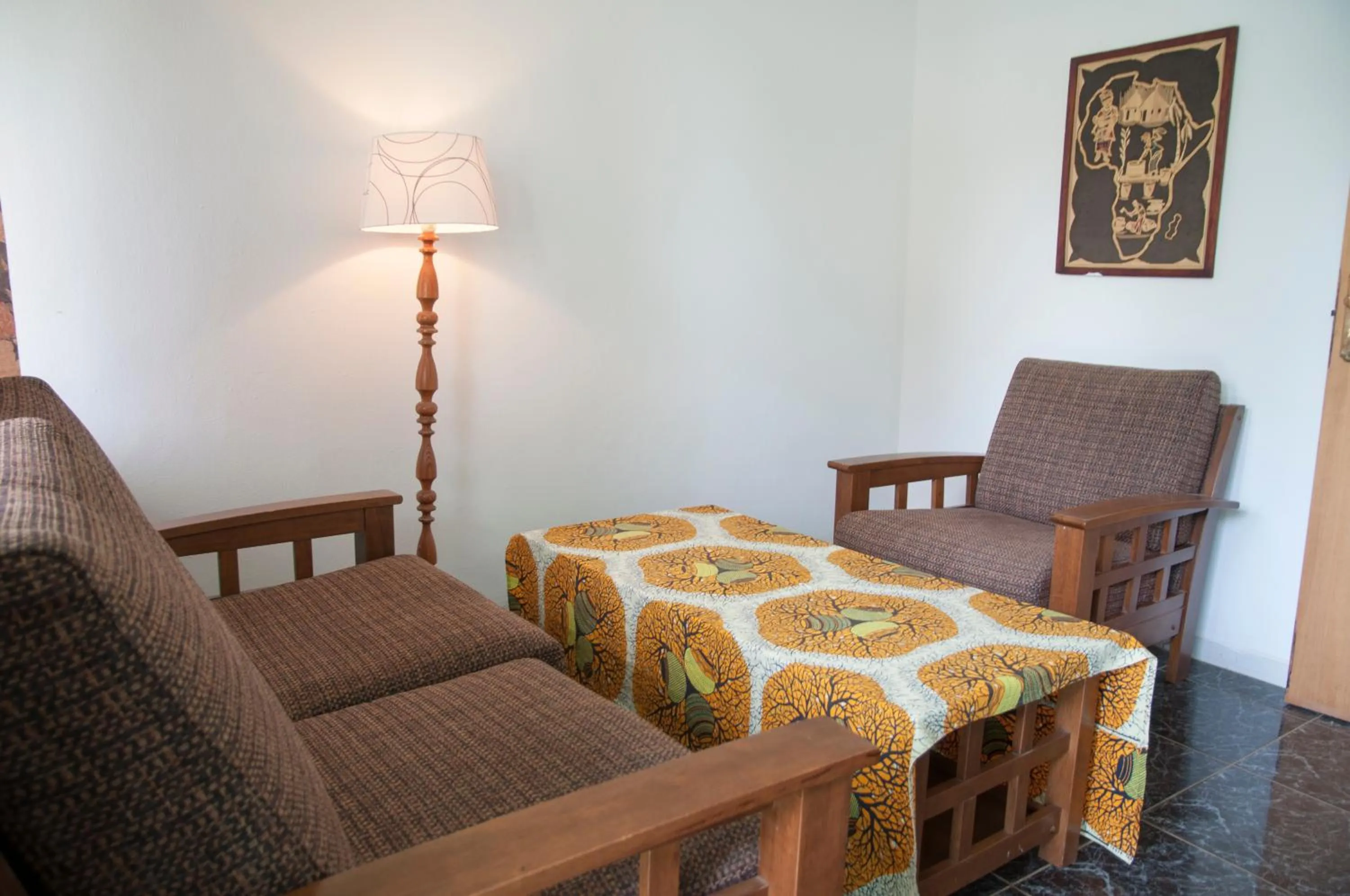 Living room in Bungalow Beach Hotel