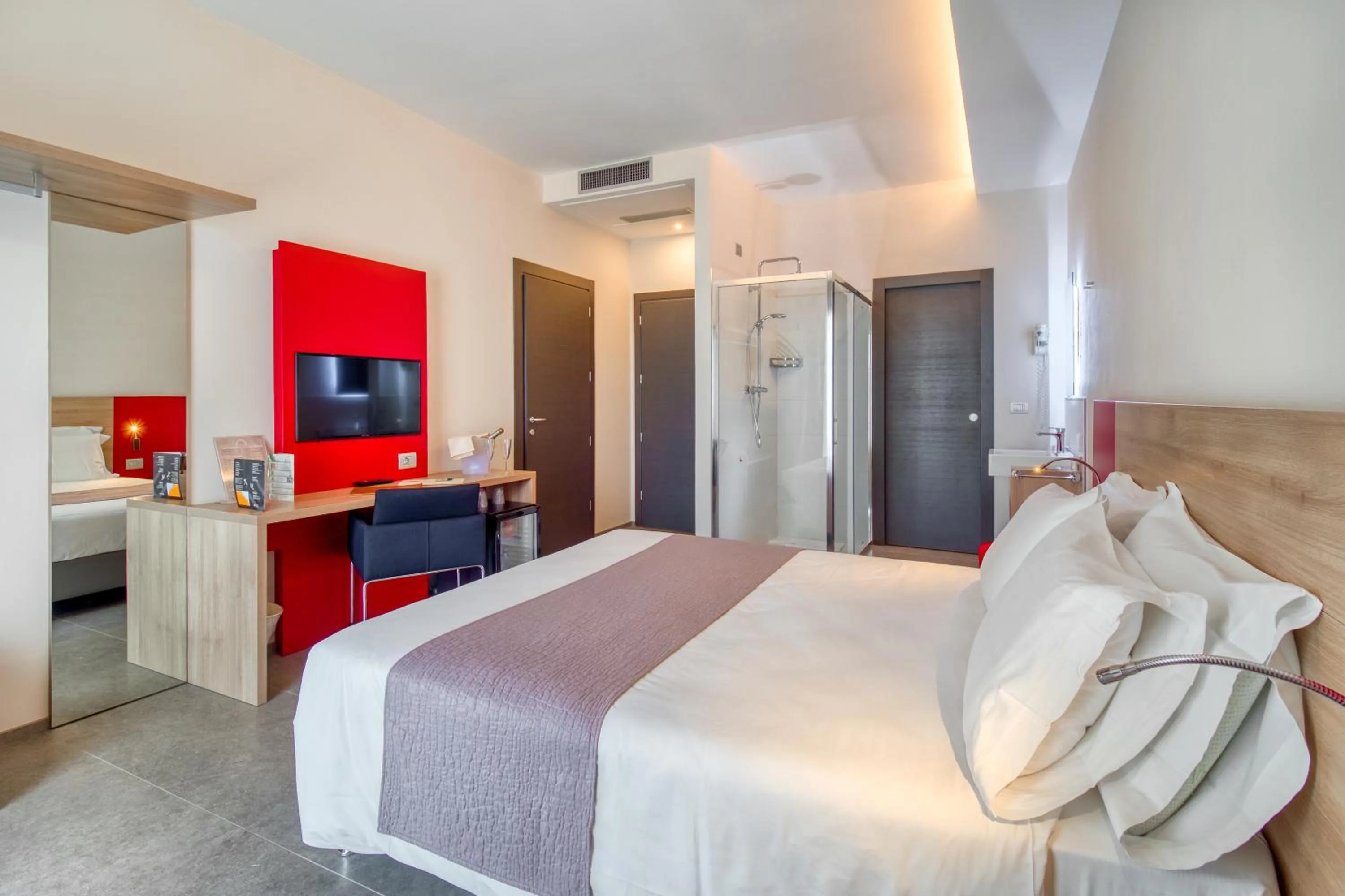 Bed in Boutique Hotel Bramante & SPA
