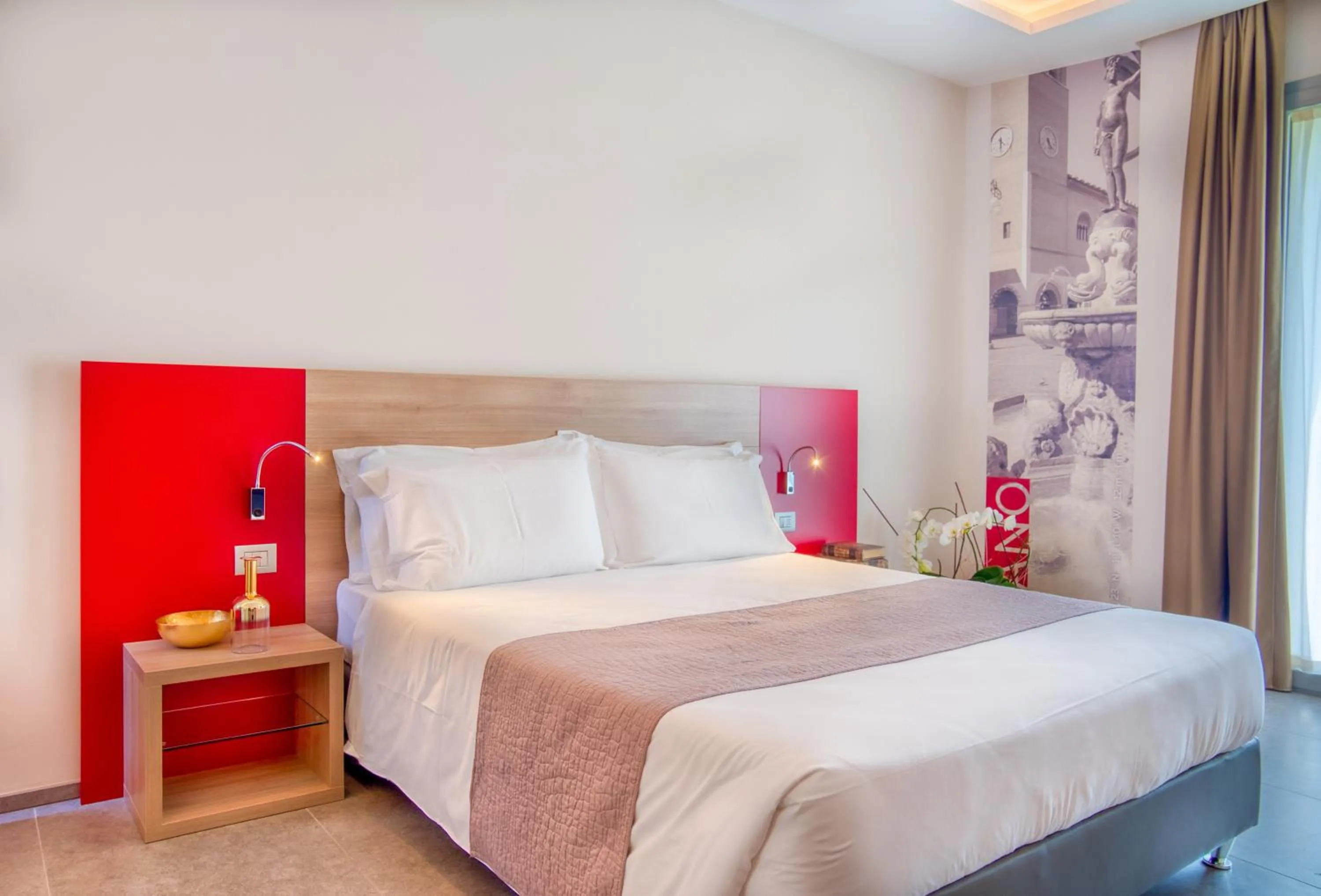 Bed in Boutique Hotel Bramante & SPA