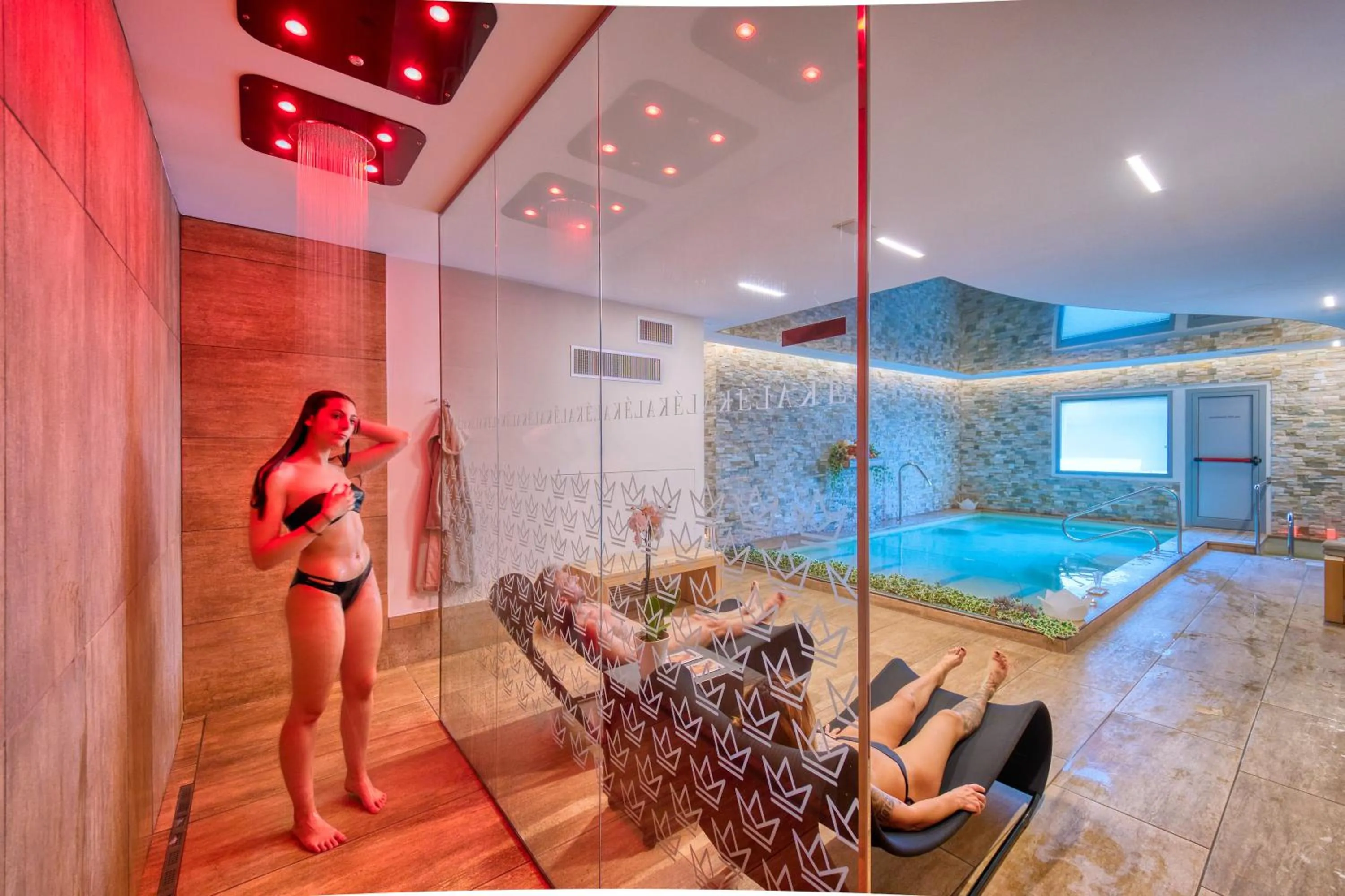 Spa and wellness centre/facilities in Boutique Hotel Bramante & SPA
