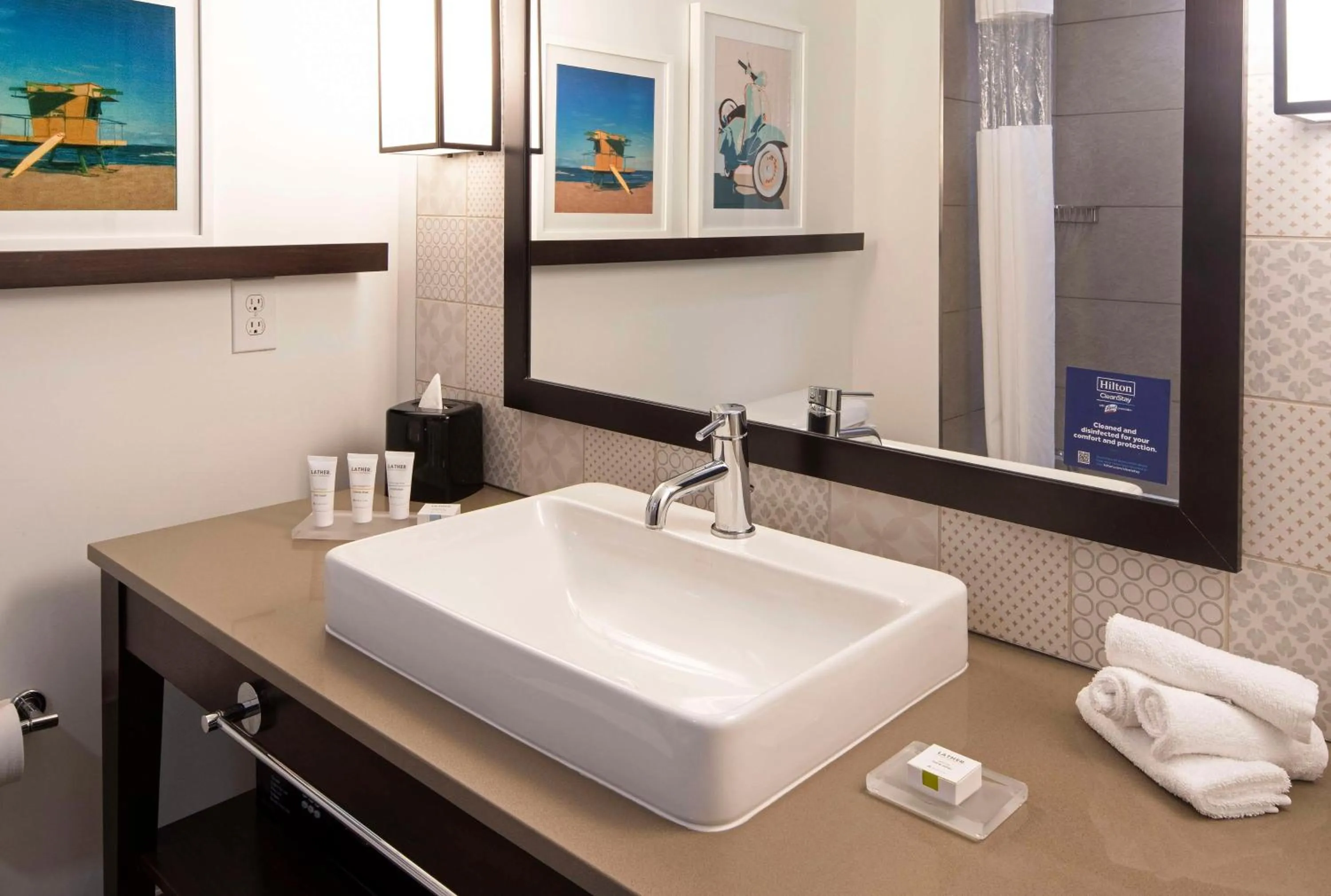 Bathroom in SunCoast Hotel Anaheim, Tapestry Collection by Hilton