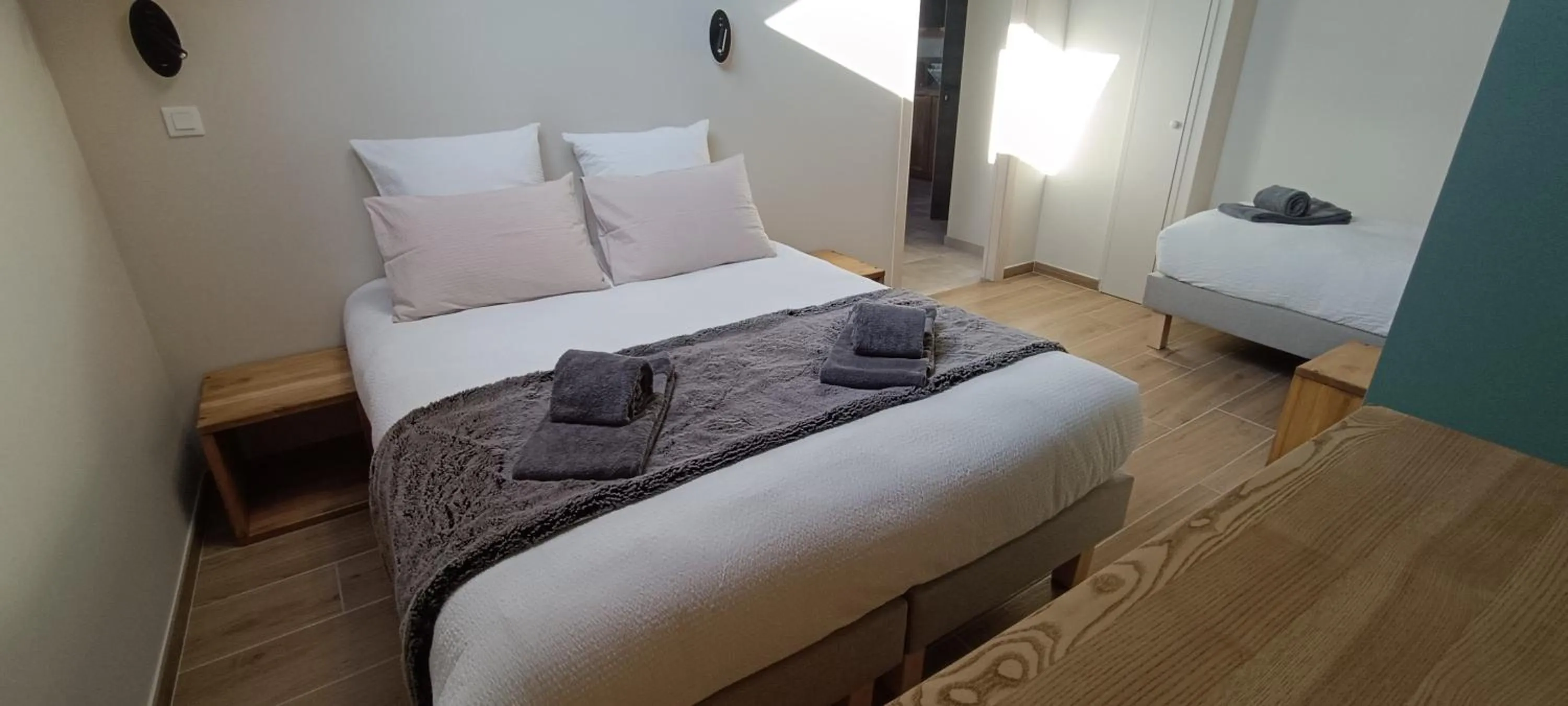 Bed in Le Relais Nordique