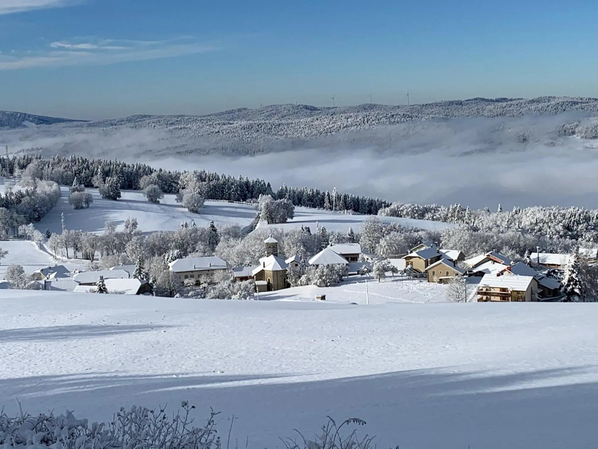 Natural landscape in Le Relais Nordique