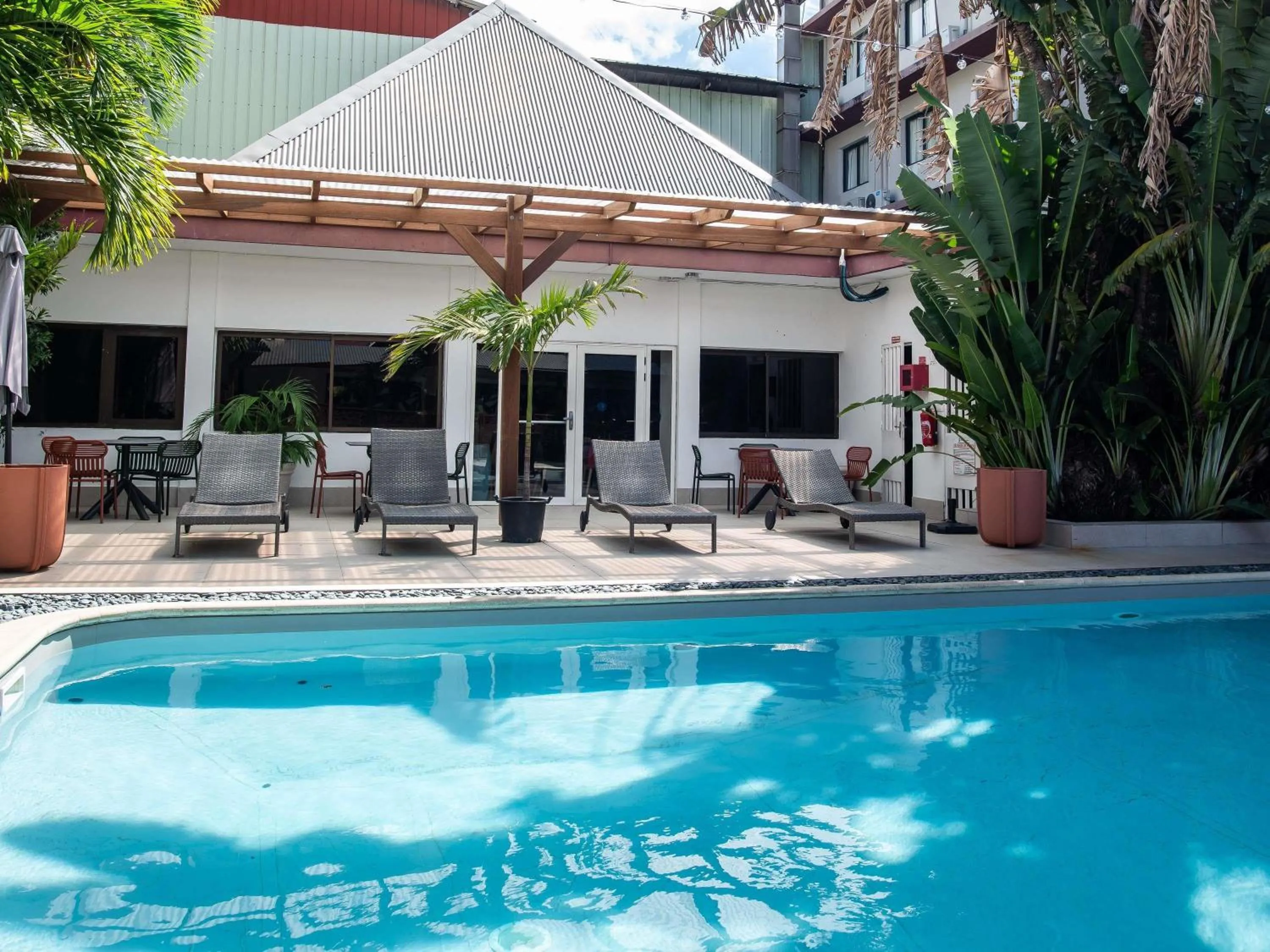 Pool view in Ibis Styles Cayenne Centre Amazonia