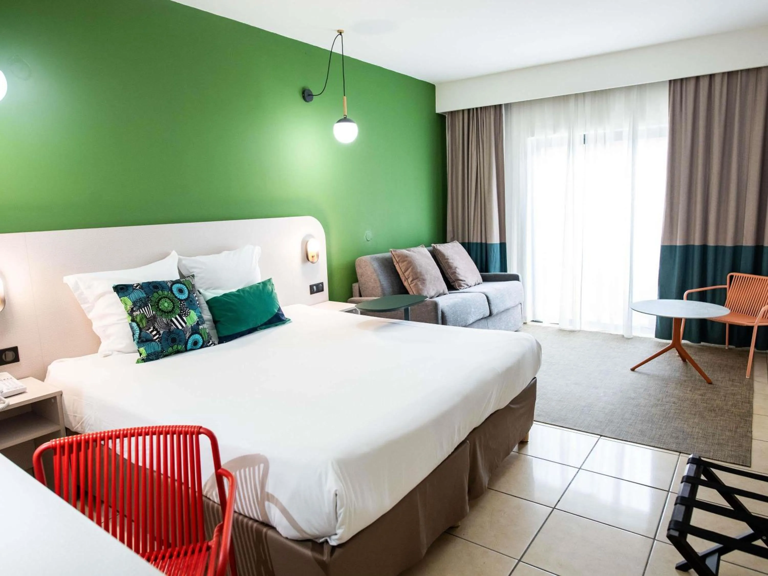 Bedroom, Bed in Ibis Styles Cayenne Centre Amazonia