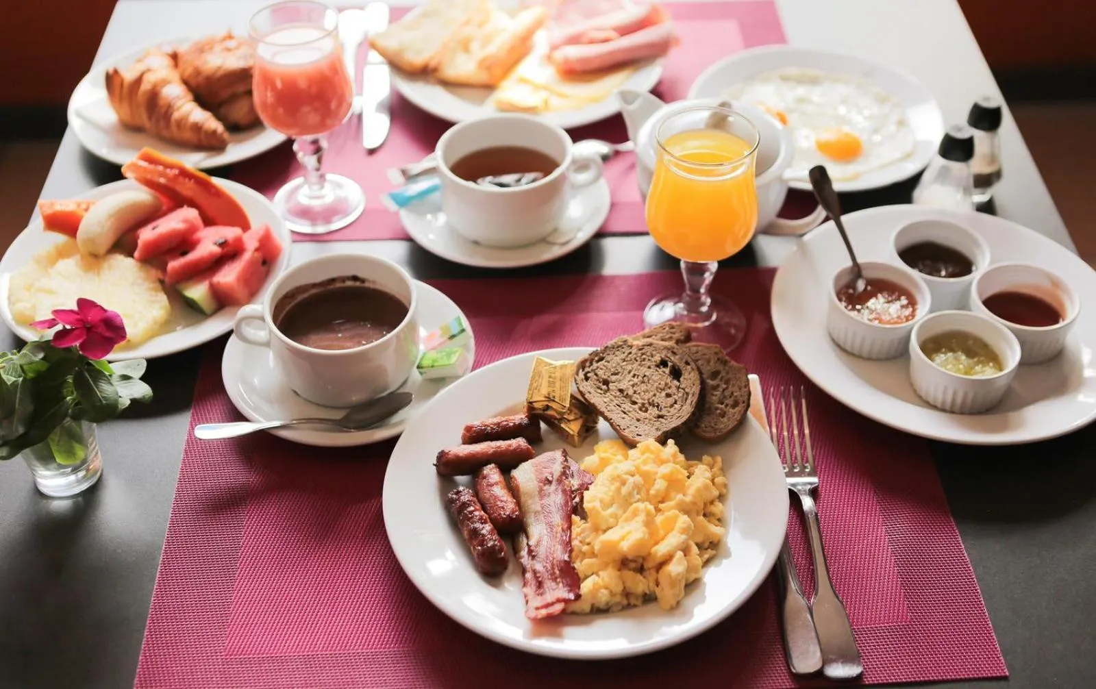 Breakfast in Ibis Styles Cayenne Centre Amazonia