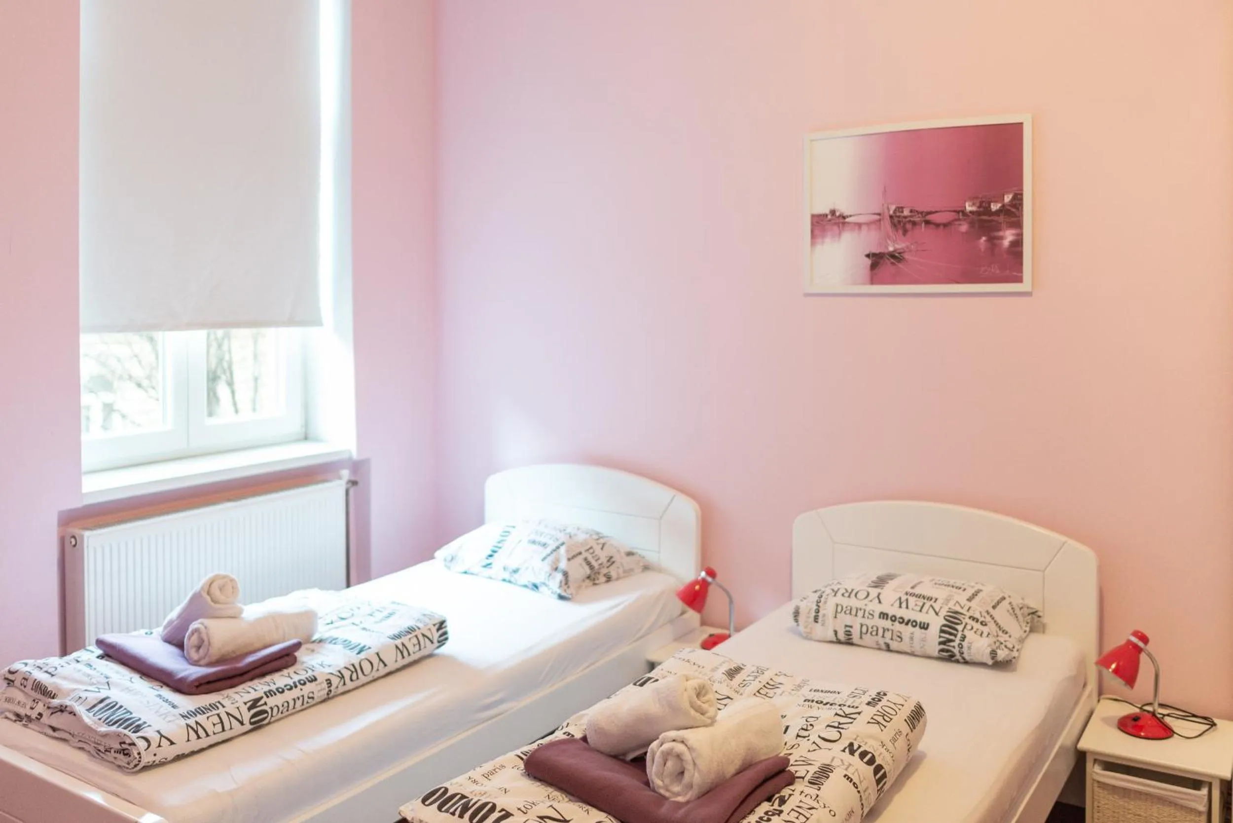 Bed in Zagreb Visit Apartment