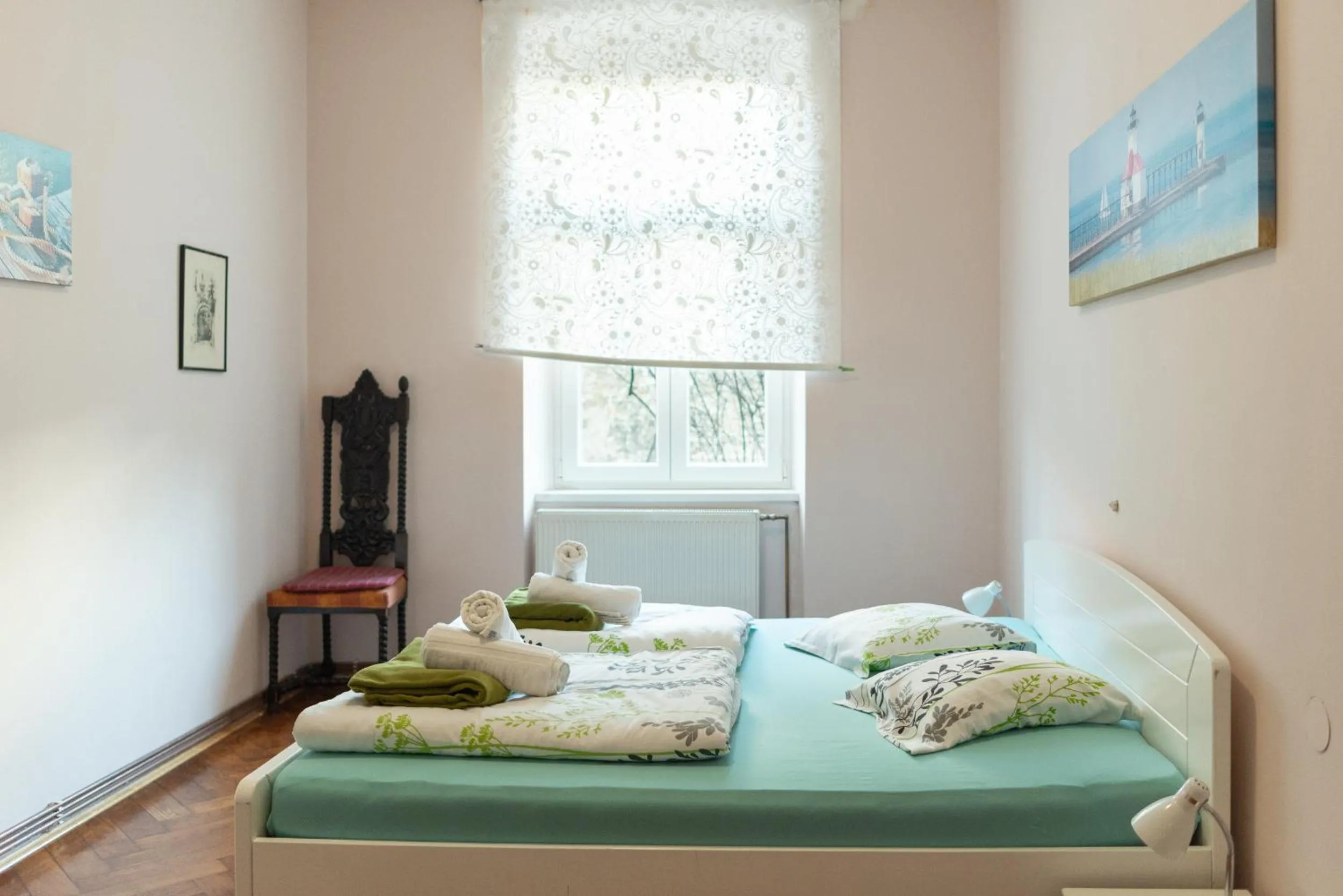 Bed in Zagreb Visit Apartment