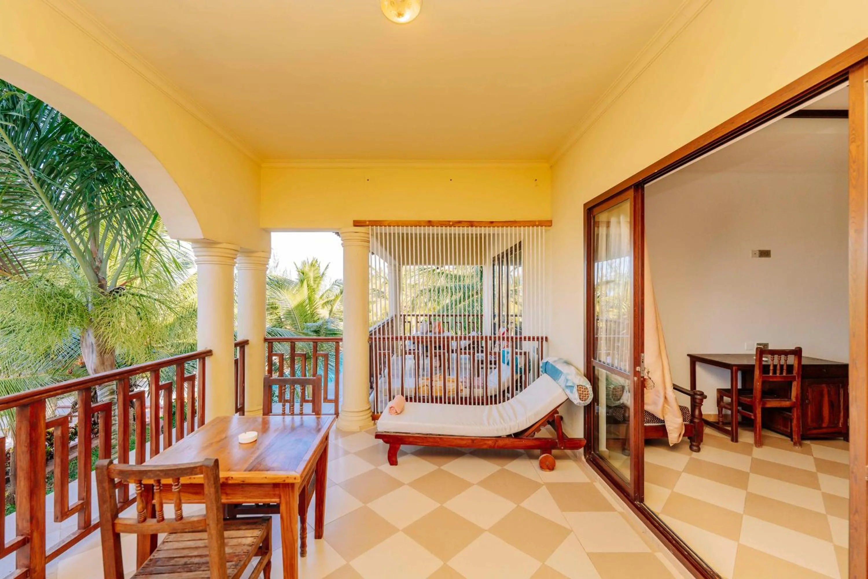 Balcony/Terrace, Bed in Ifa Beach Resort
