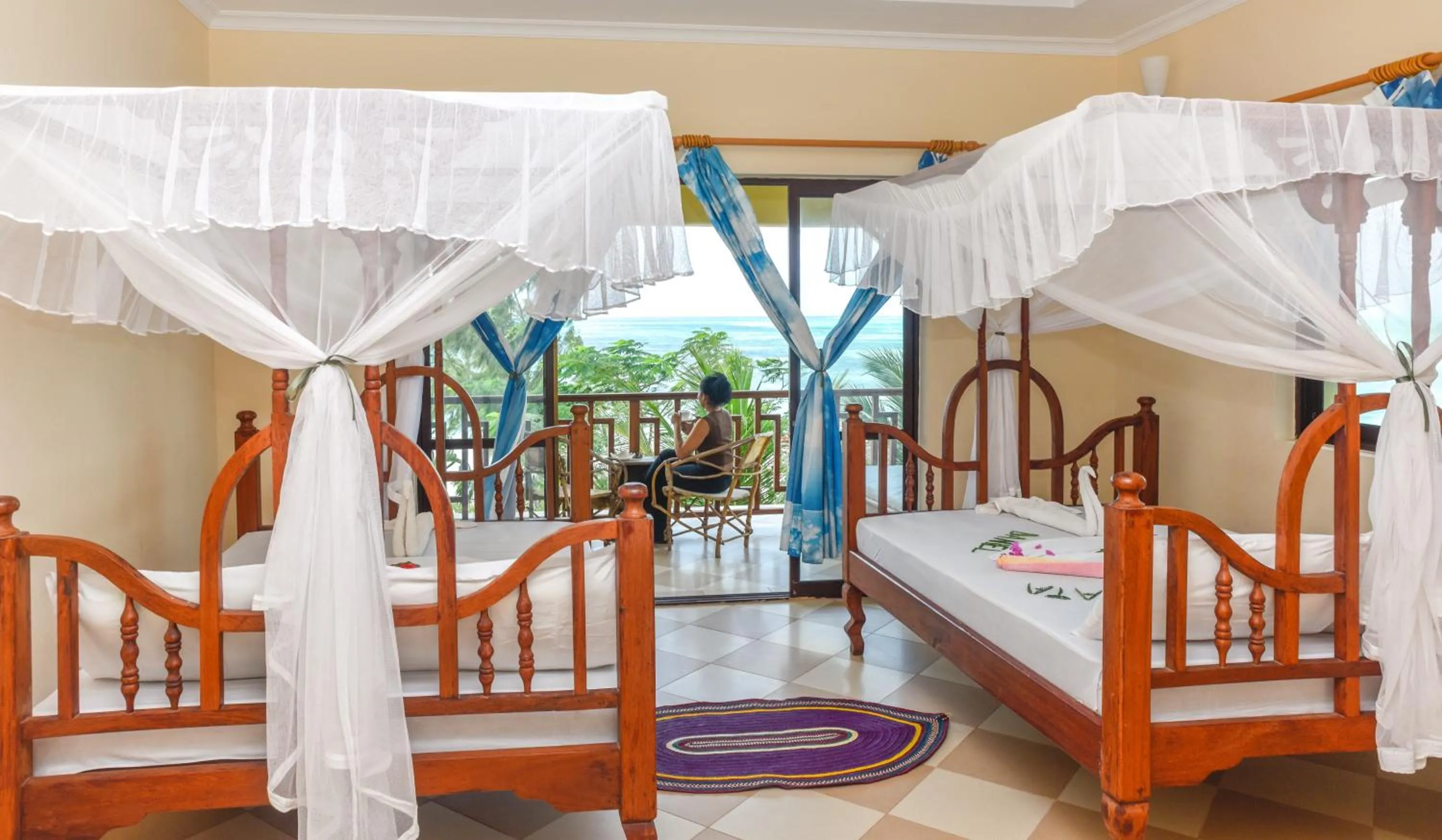 Patio, Bed in Ifa Beach Resort