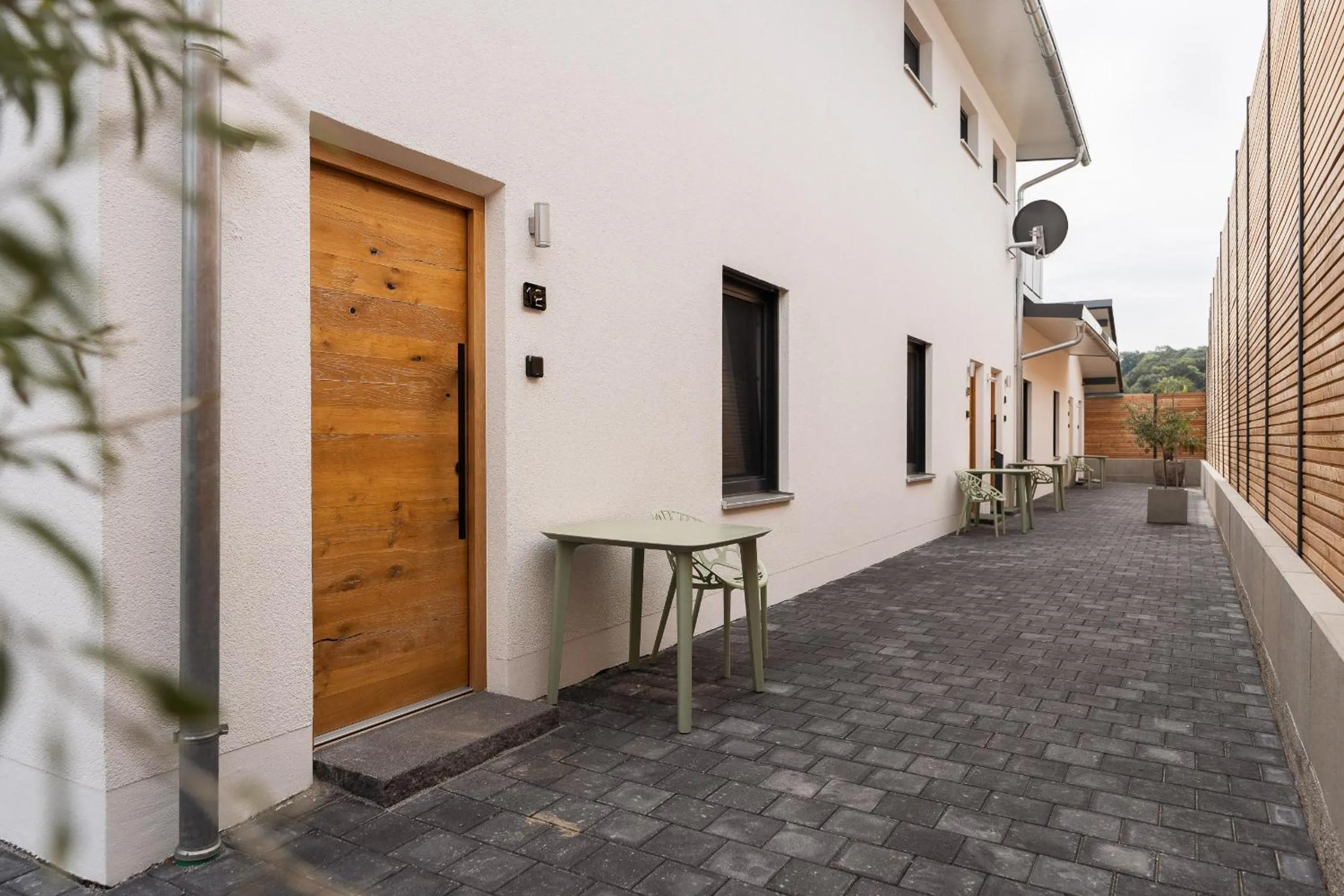 Property building in Aparthotel nah dran