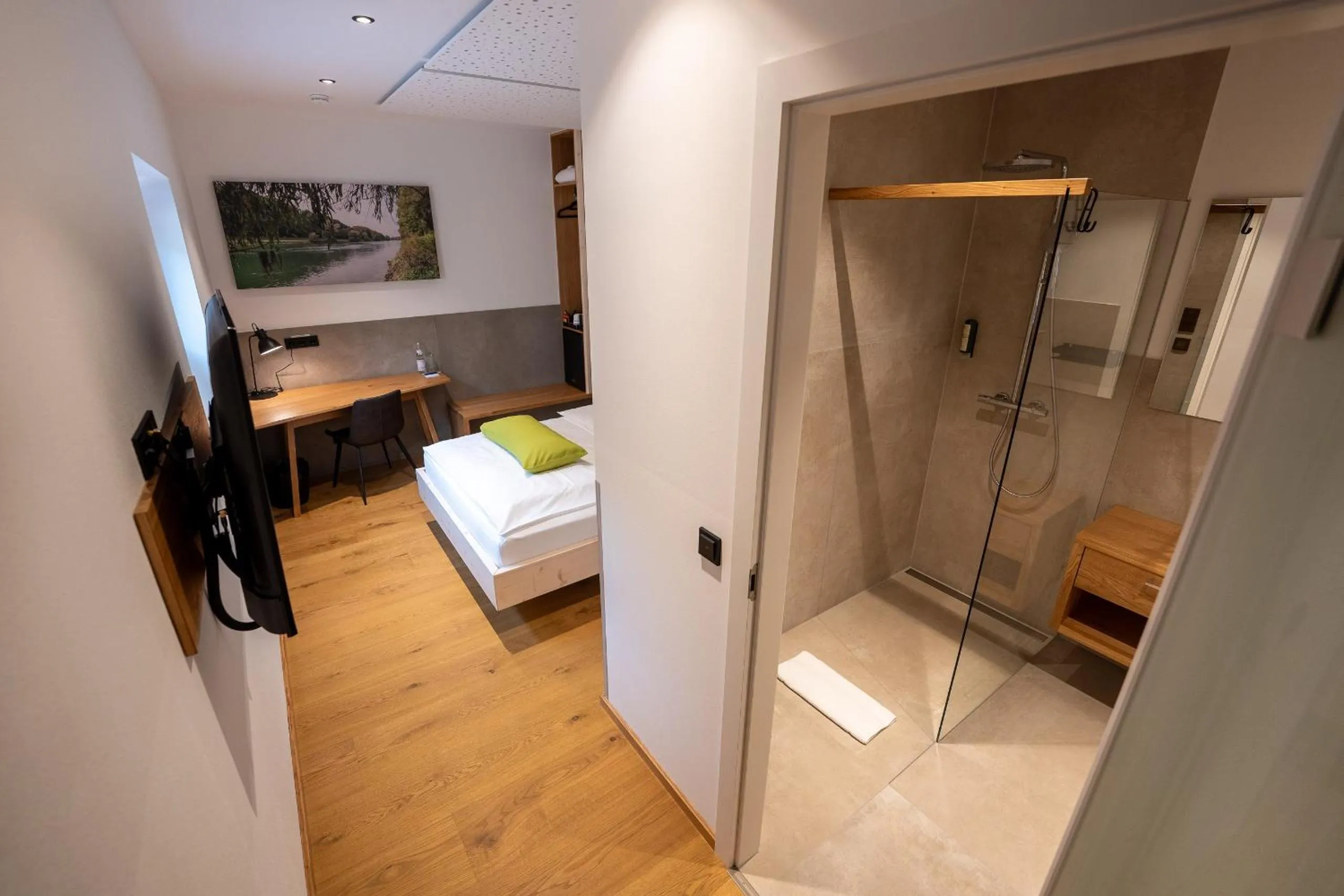 Photo of the whole room, Bed in Aparthotel nah dran