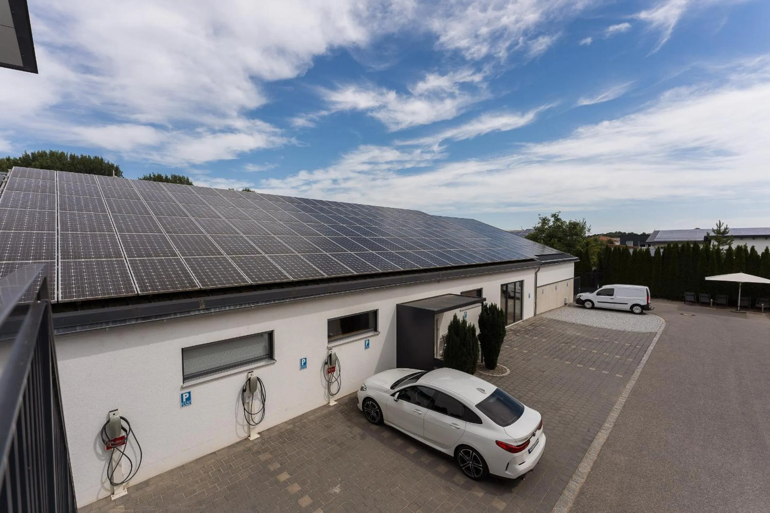 Parking in Aparthotel nah dran