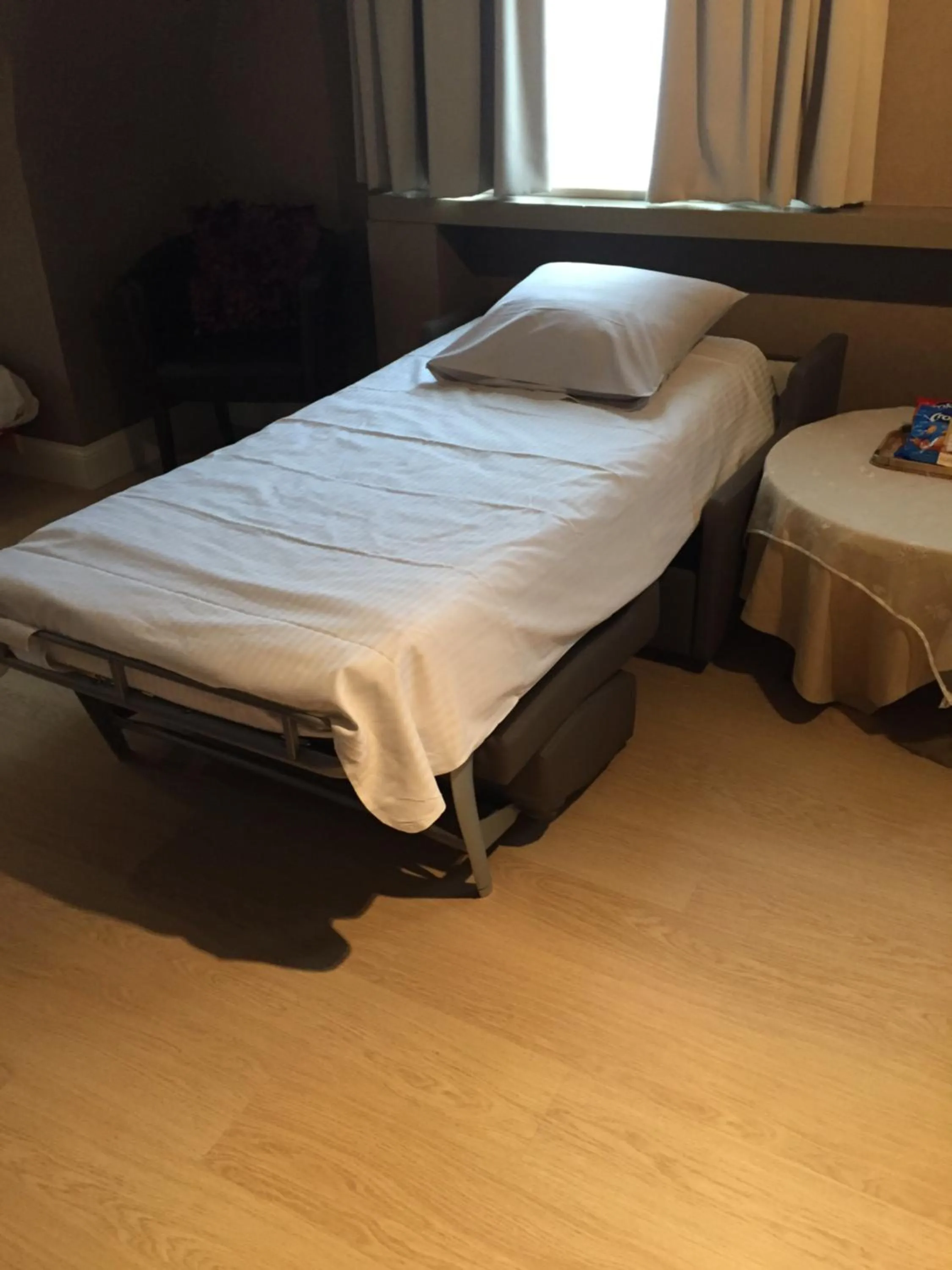 Bed in Hotel Prélude