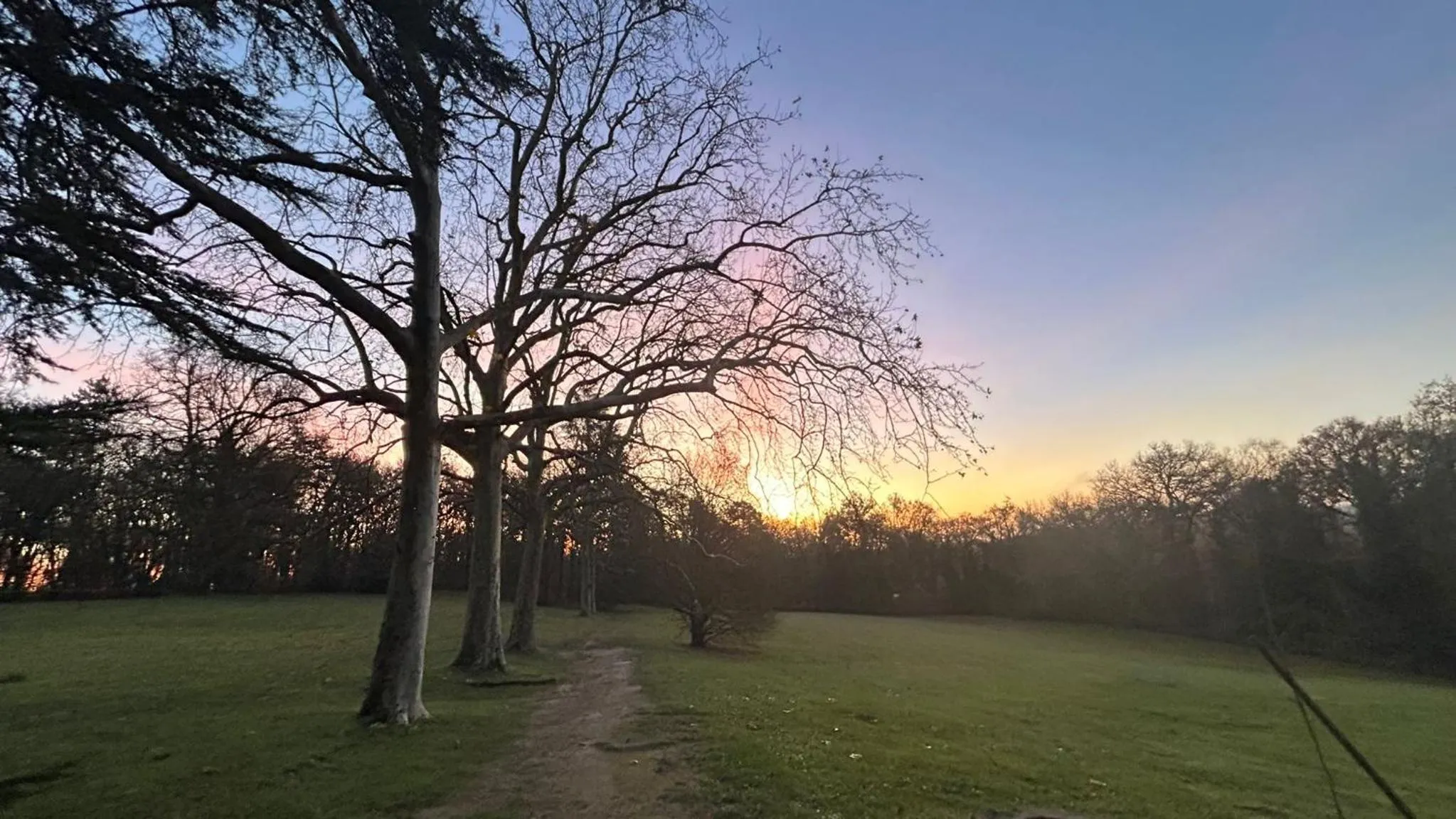 Natural landscape in Domaine de la Tortinière