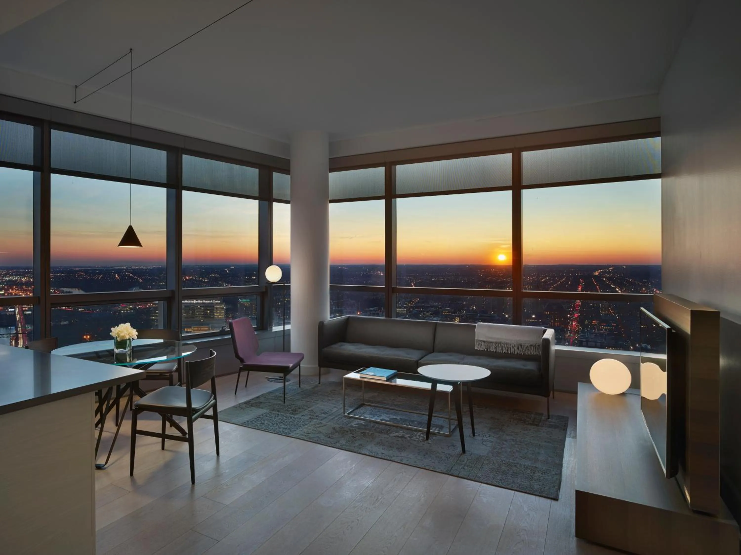 Seating area in AKA University City