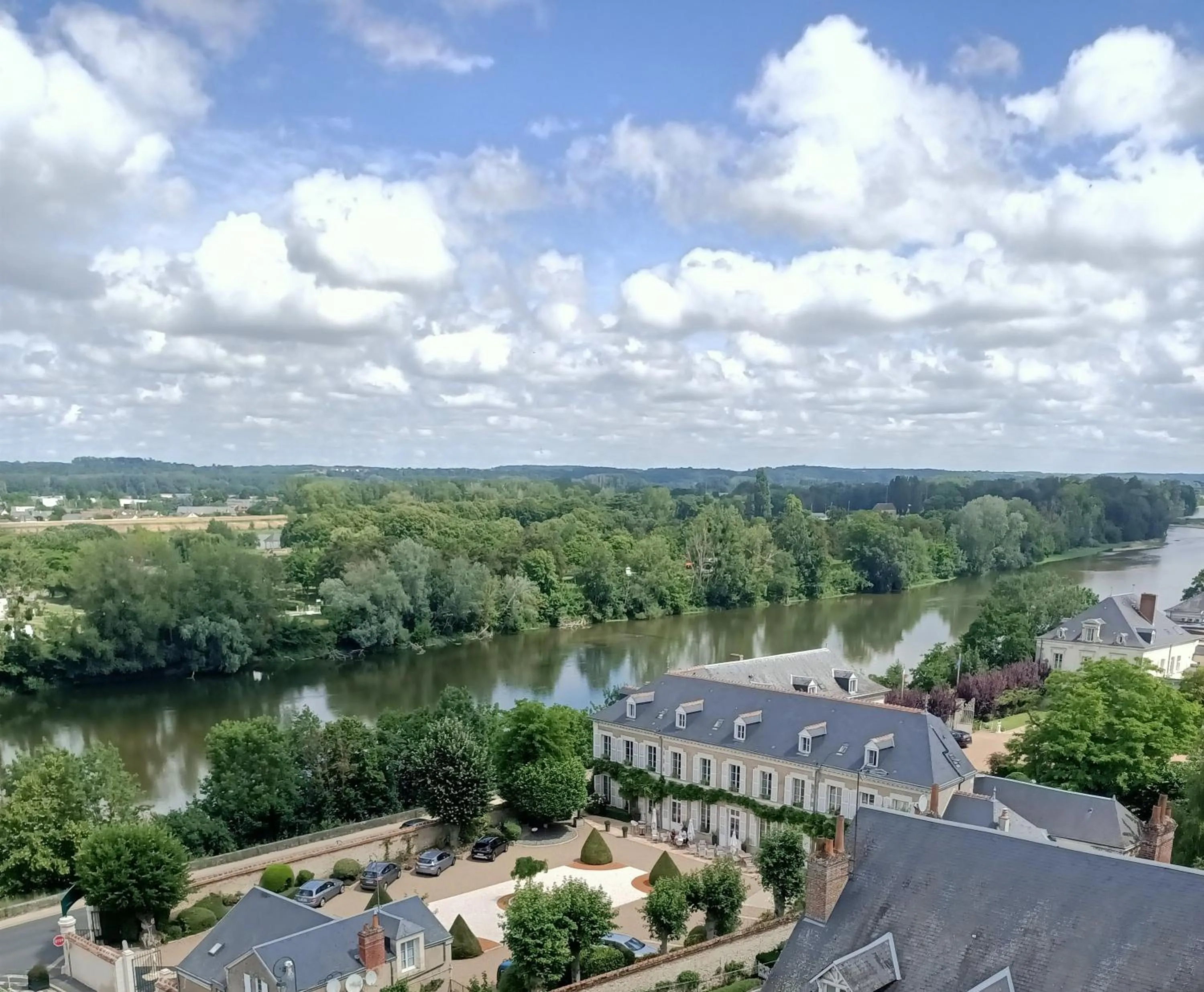 Bird's eye view in Le Manoir Les Minimes