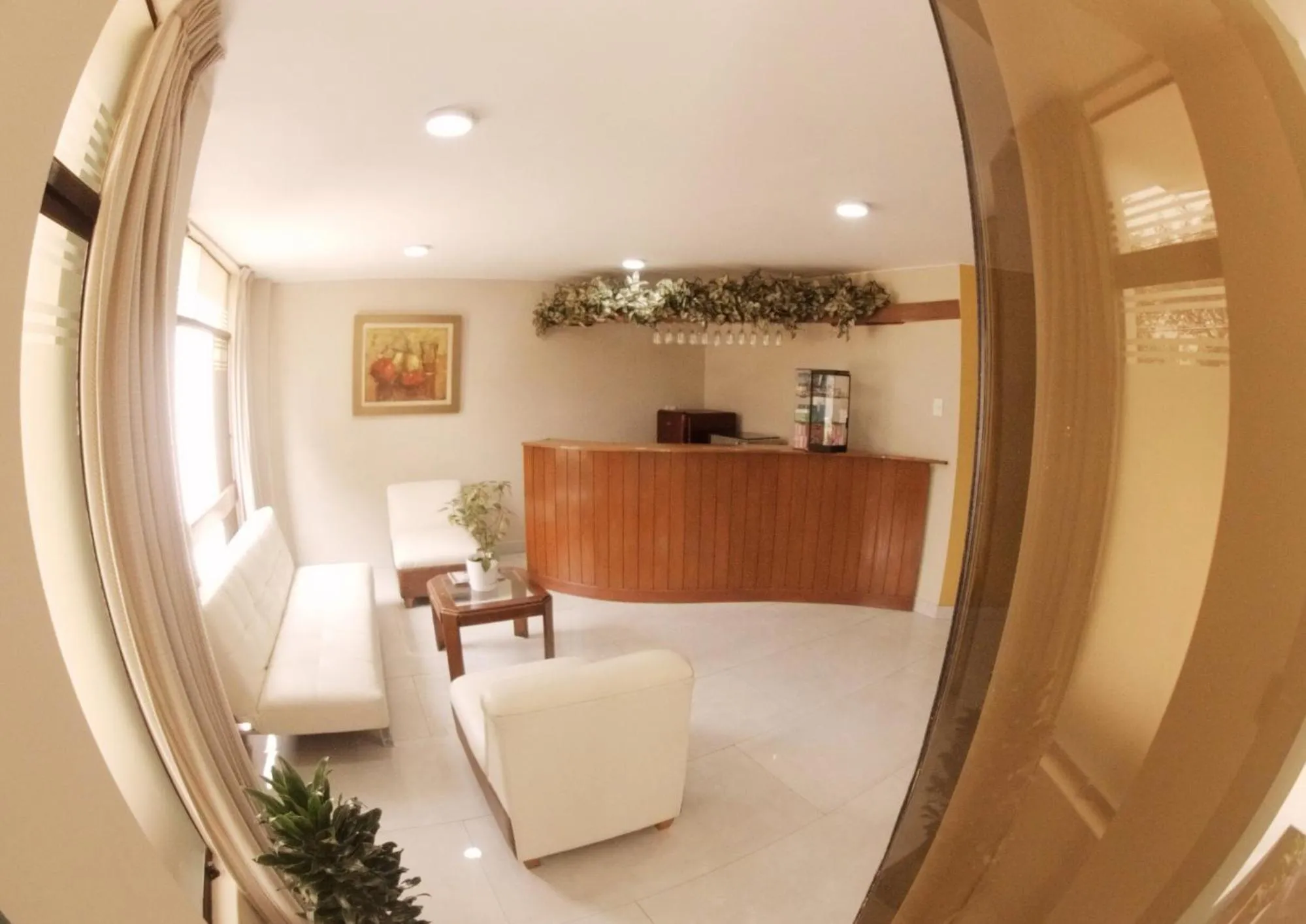 Lobby or reception in Hotel Asturias Inn