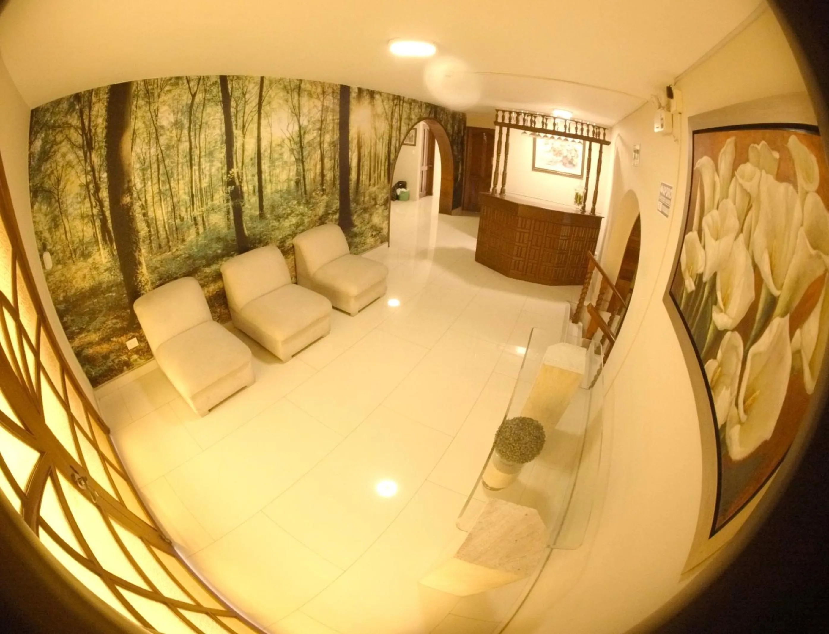 Living room, Bed in Hotel La Molina