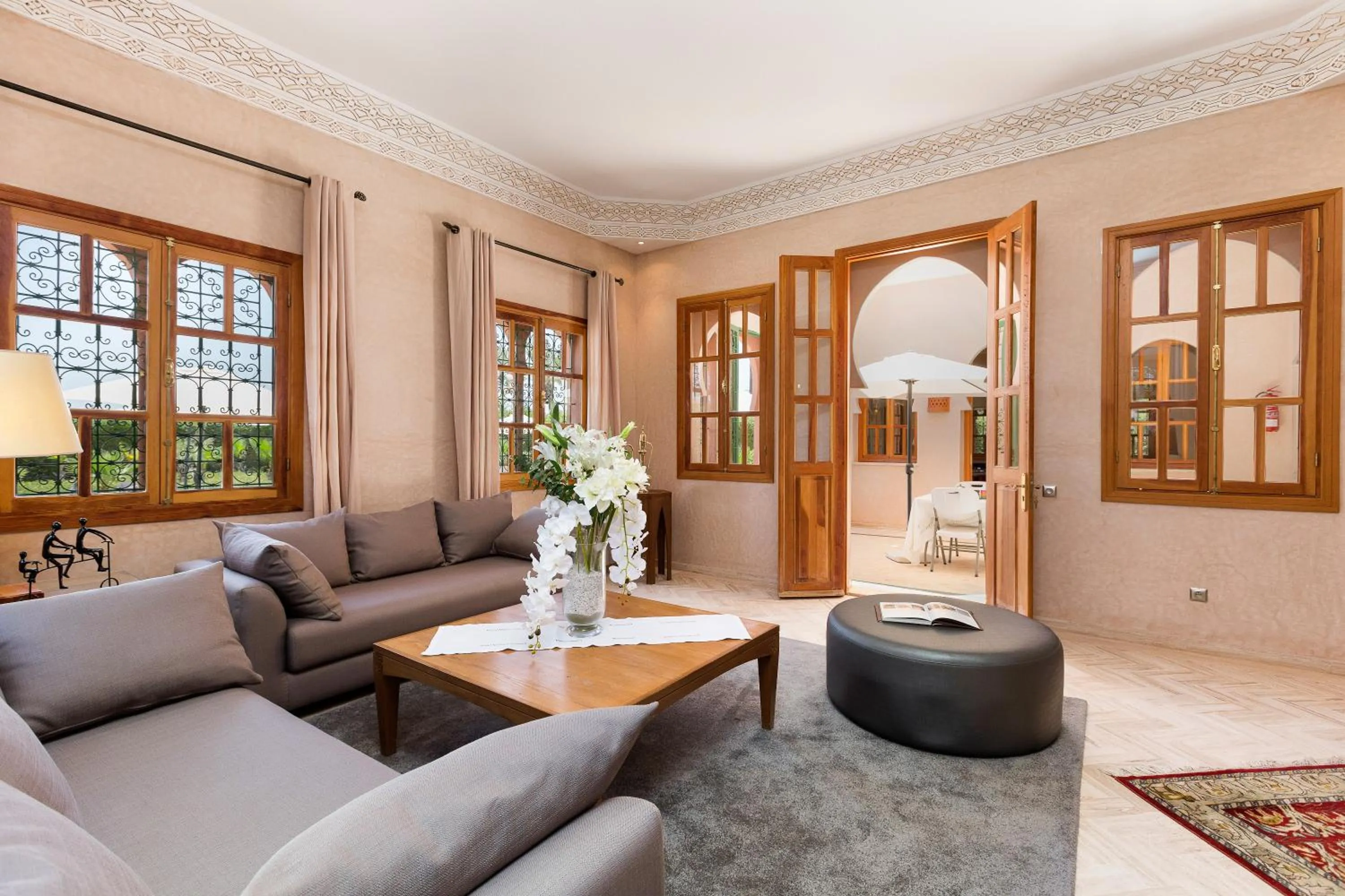 Living room in La Palmeraie De L'Atlas