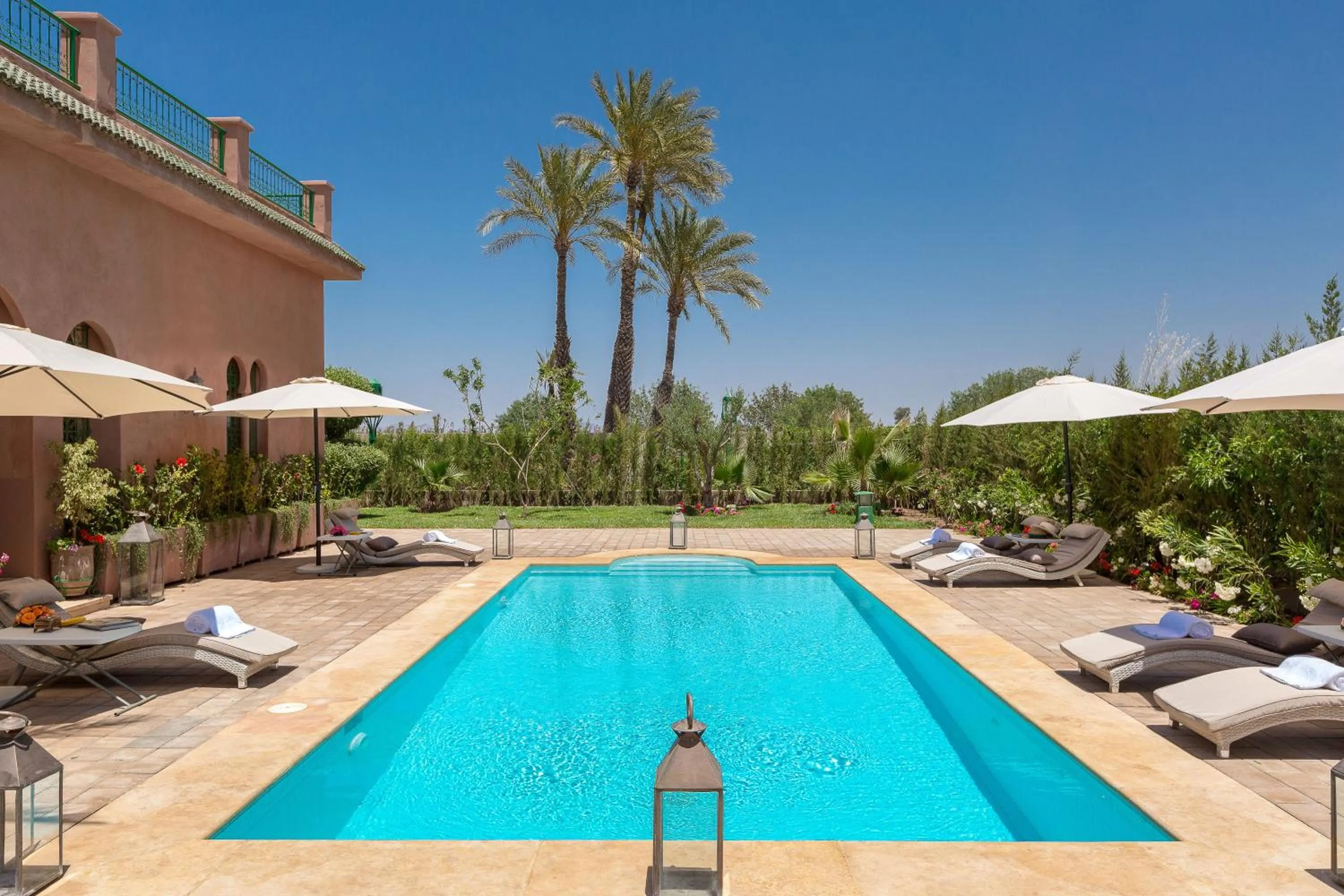 Garden in La Palmeraie De L'Atlas